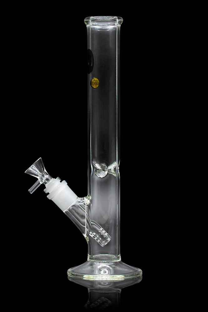 LA Pipes 12 Clear Straight Water Pipe - The Perfect Smoking Companion