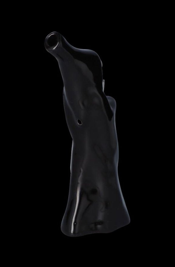 Grim Reaper Ceramic Hand Pipe - A Spooky Smoking Essential