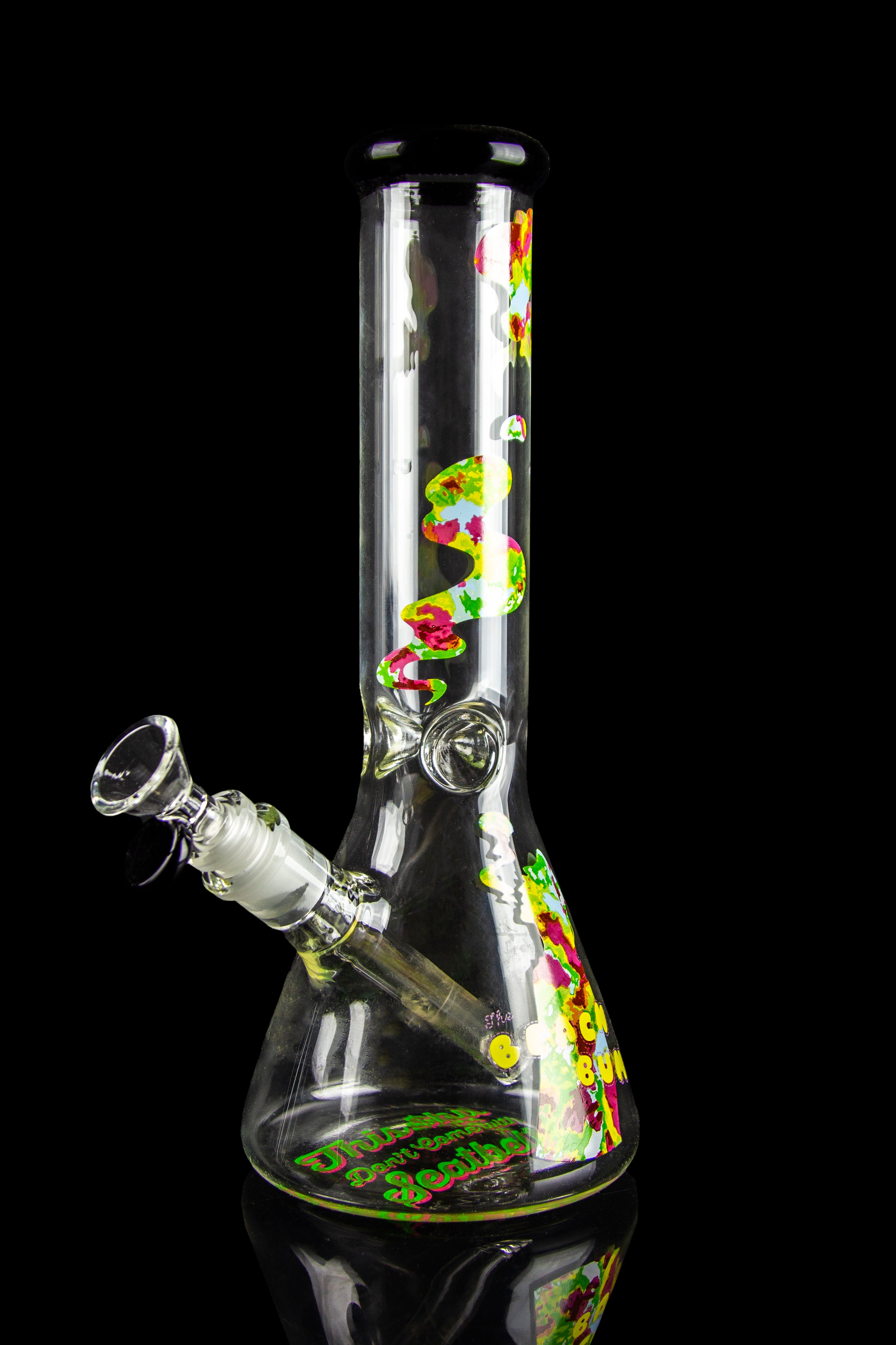 Beach Bum Moondog Beaker Water Pipe - A Stunning Smoking Companion