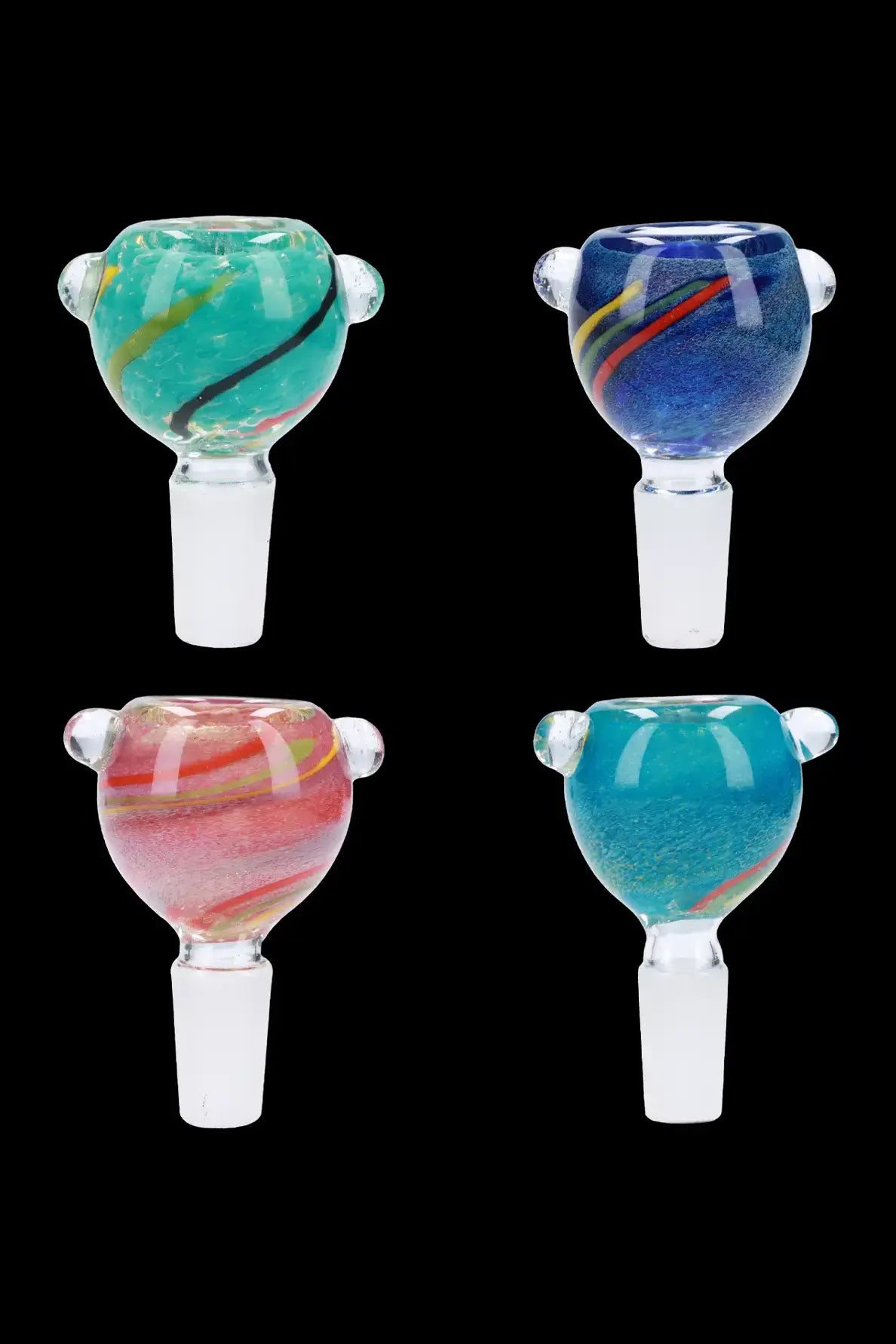 Vibrant Frit Color Bowl - 14mm Male Joint