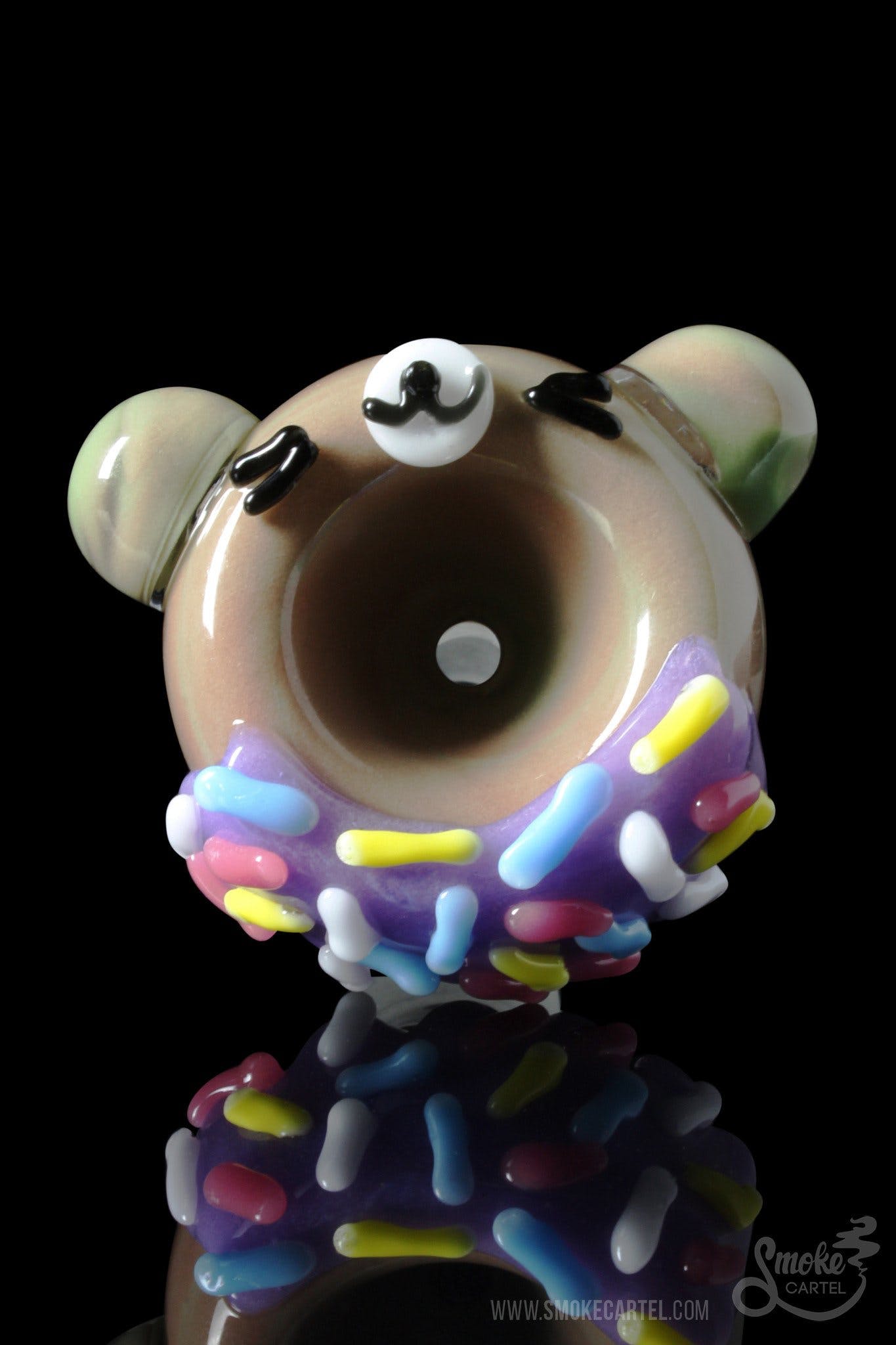 Empire Glassworks Teddy Donut Flower Bowl: Adorable Smoking Companion