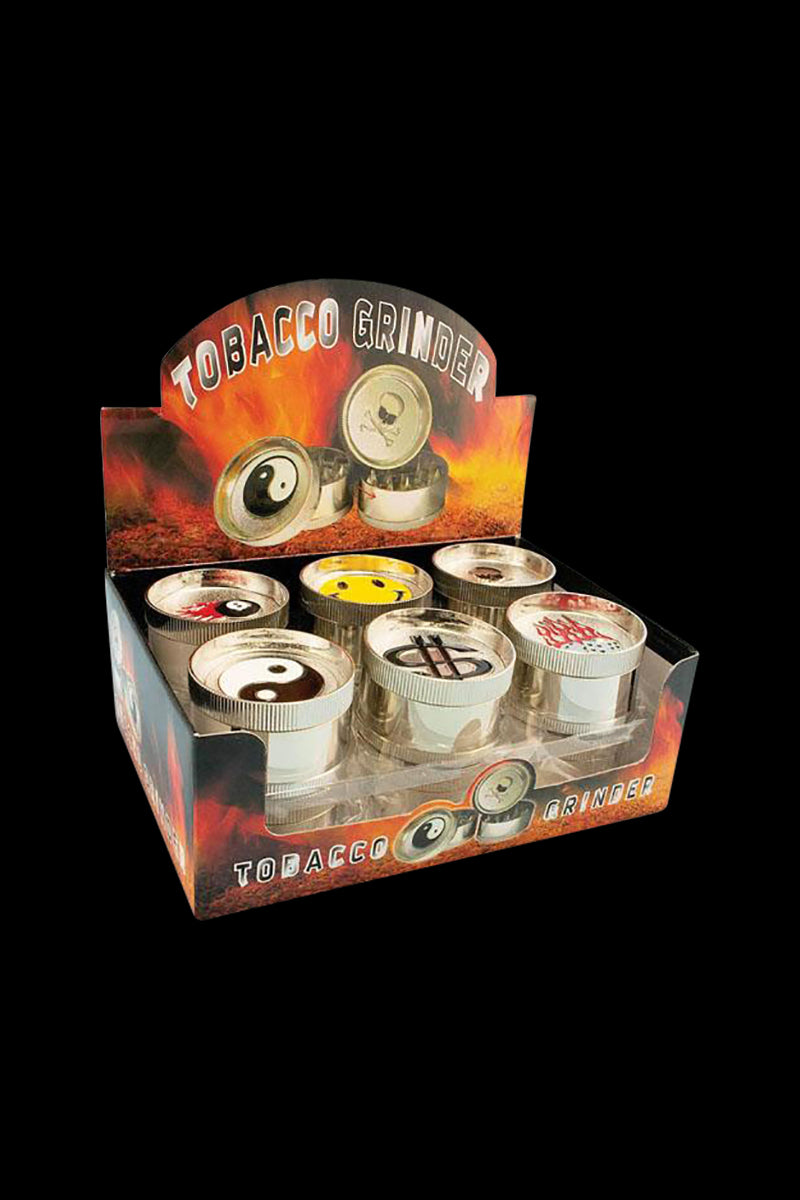 Hot Pop Culture 3-Piece Herb Grinder - 12 Pack