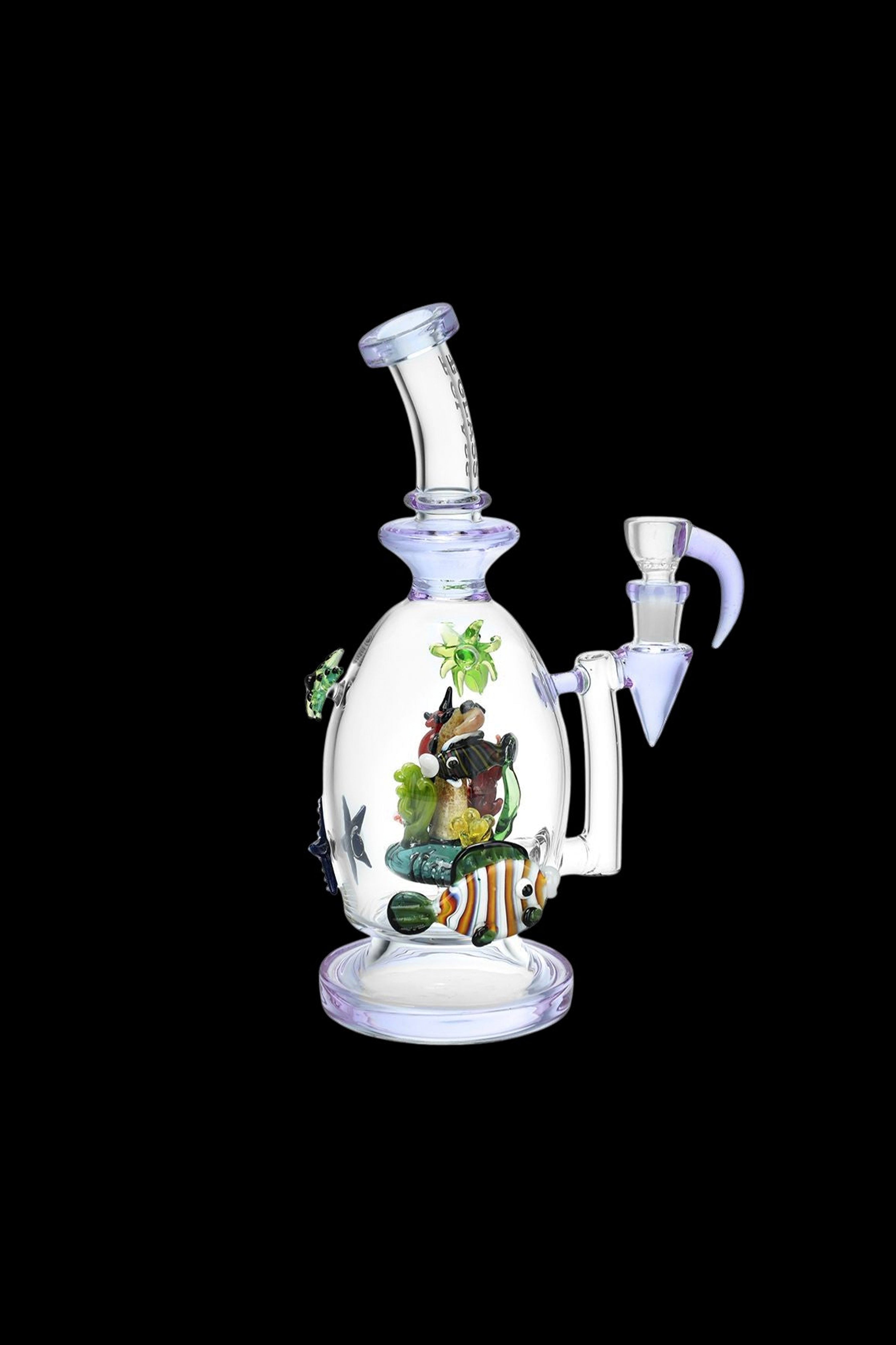 EG Glass Stunning Coral Reef Glass Water Pipe