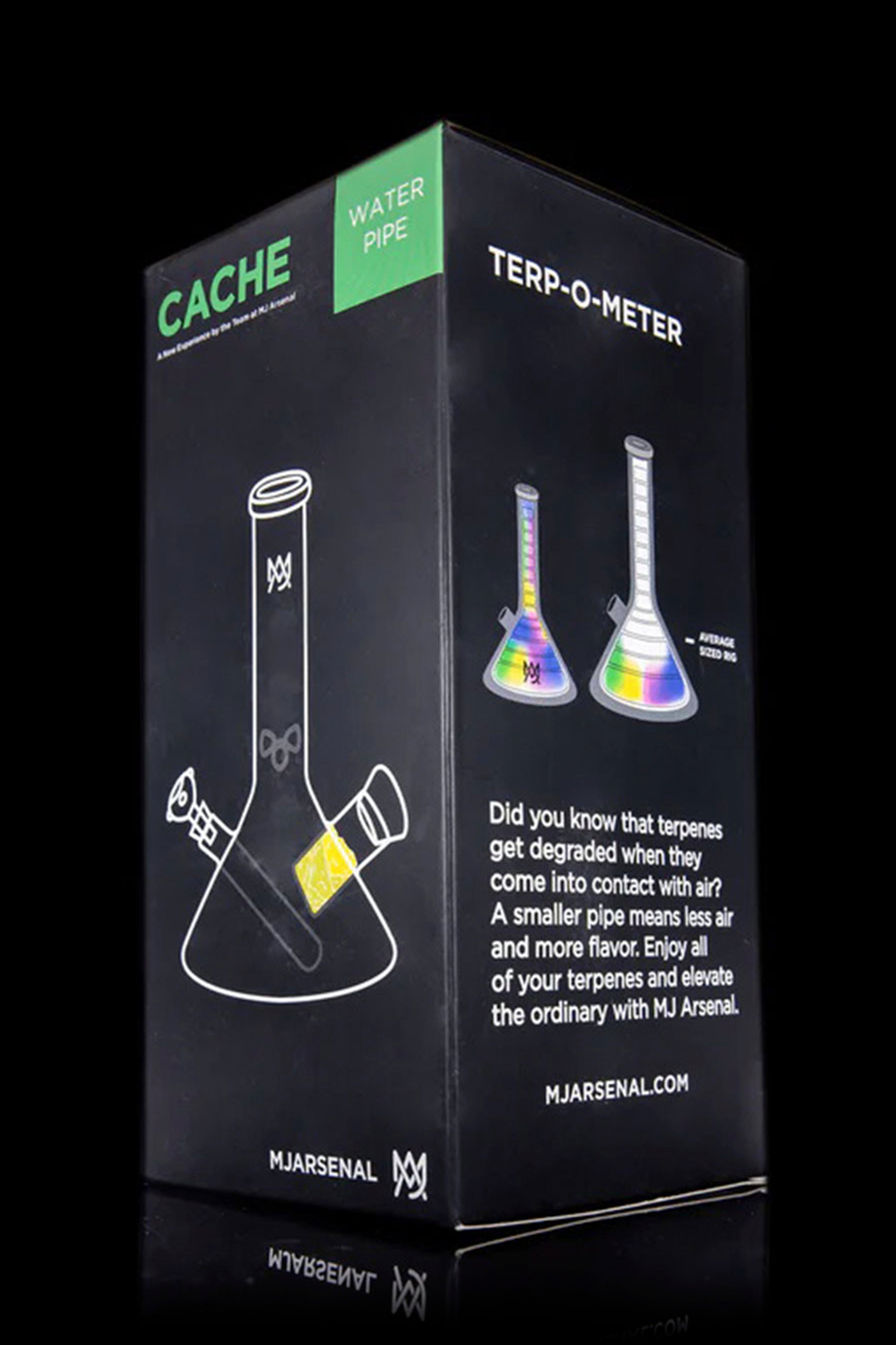 MJ Arsenal Cache Bong: The Ultimate Bong with Built - in Stash Jar