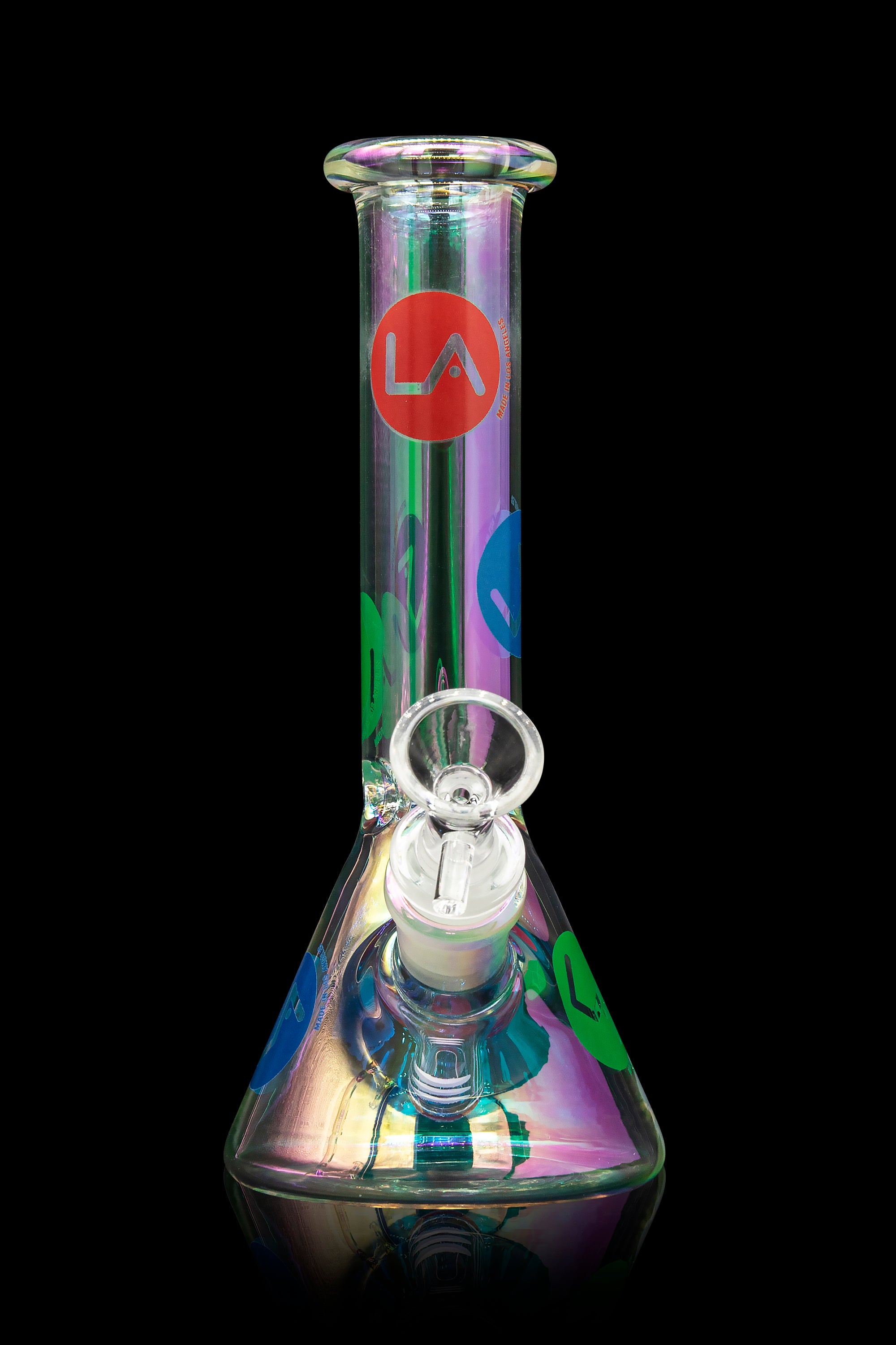 LA Pipes Limited Edition 8-Piece Iridescent Disco Beaker Set: A Groovy Retro Delight