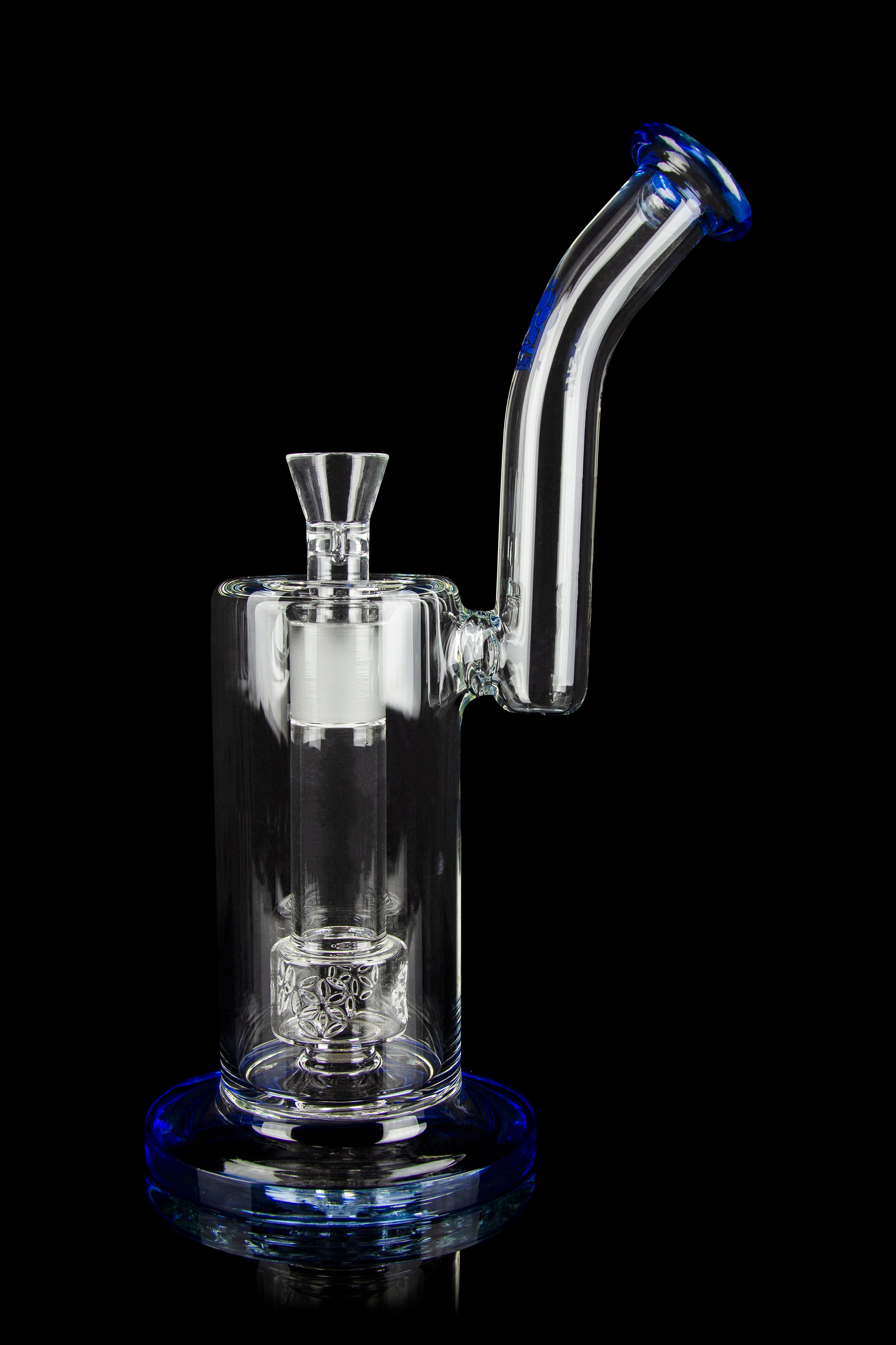 Calibear's Stunning Bent Neck Seed of Life Perc Bong