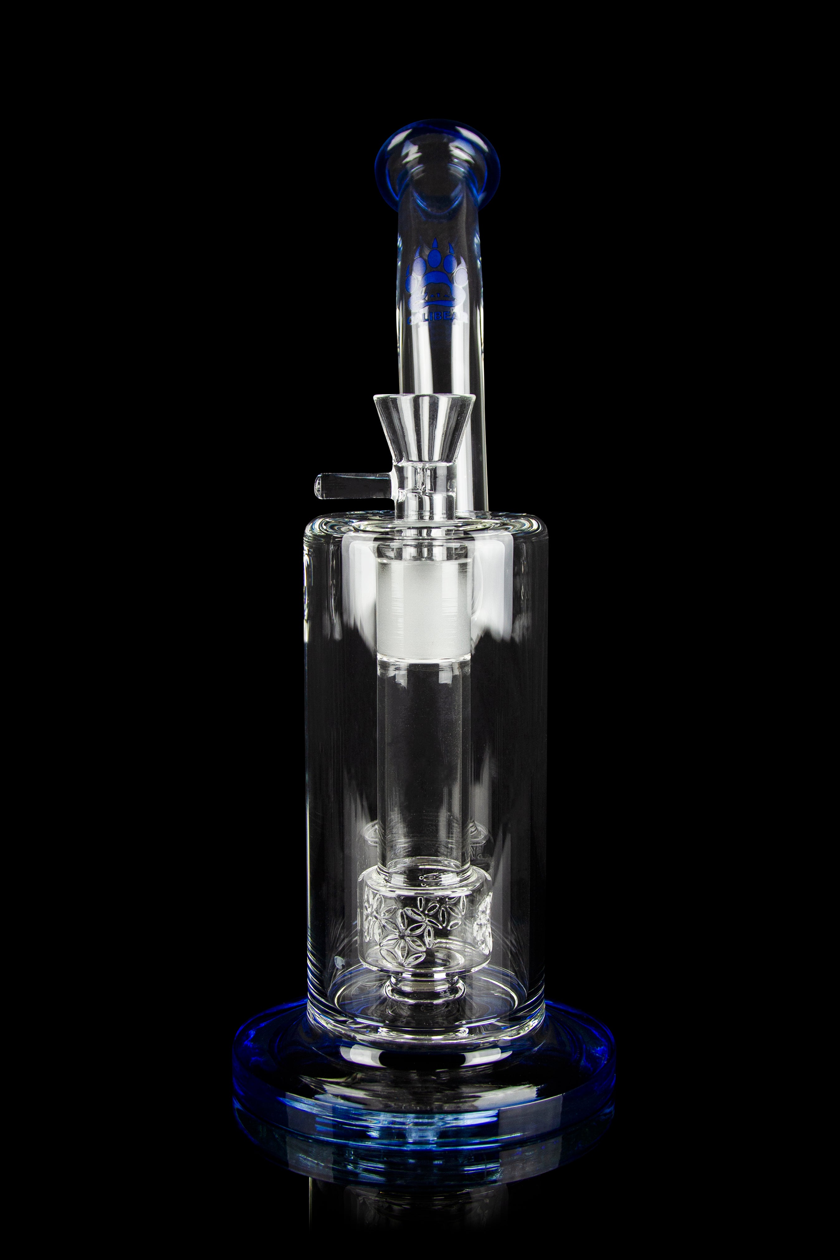 Calibear's Stunning Bent Neck Seed of Life Perc Bong