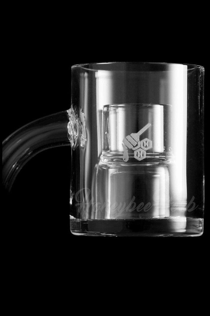 Honeybee Herb Yellow Line Top Hat Core Reactor Quartz Banger: A Dab Lover's Dream