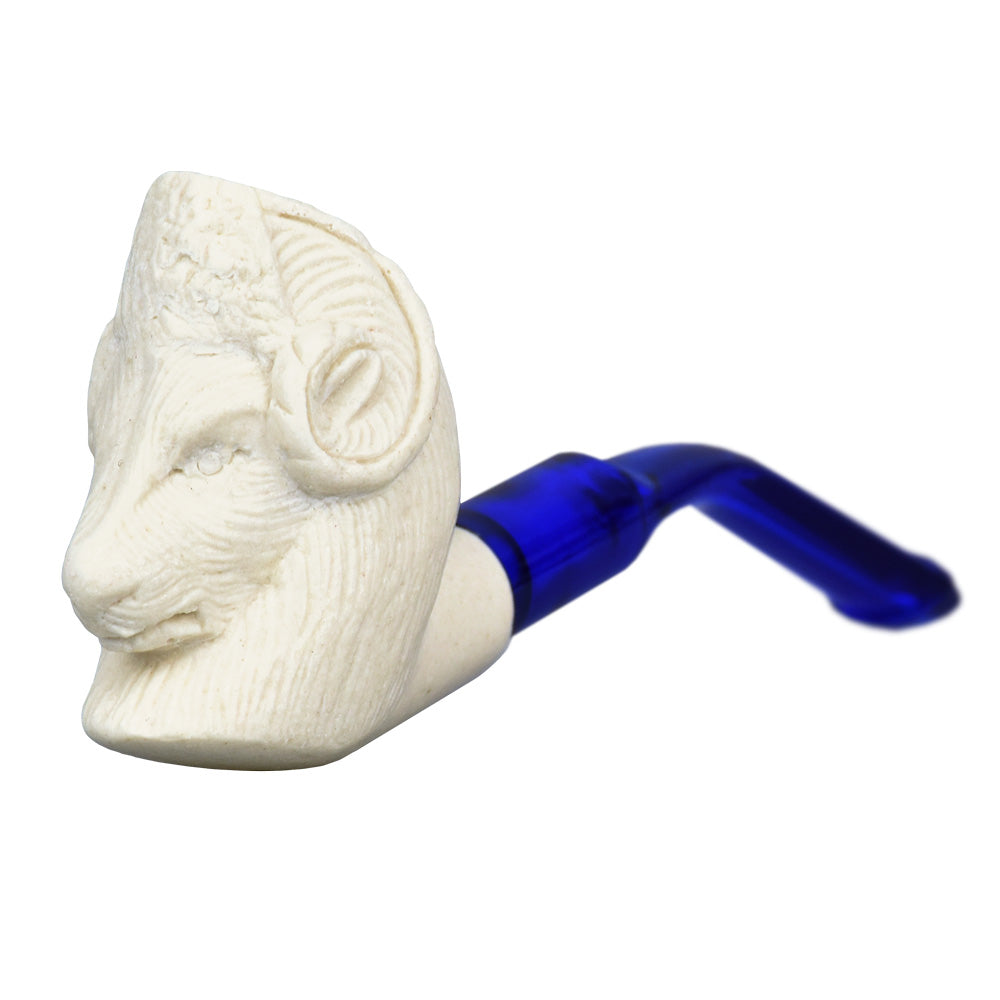 Exquisite Mini Meerschaum Ram Pipe