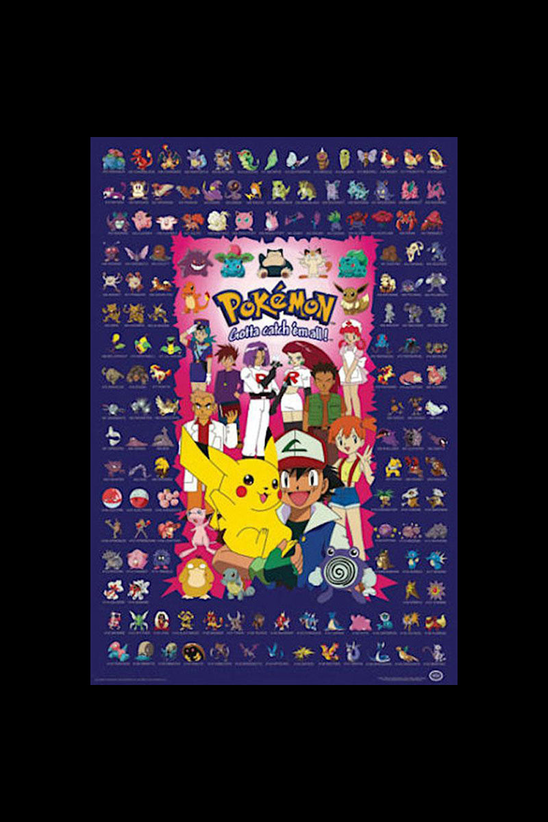 Must-Have Pokémon Blue Poster