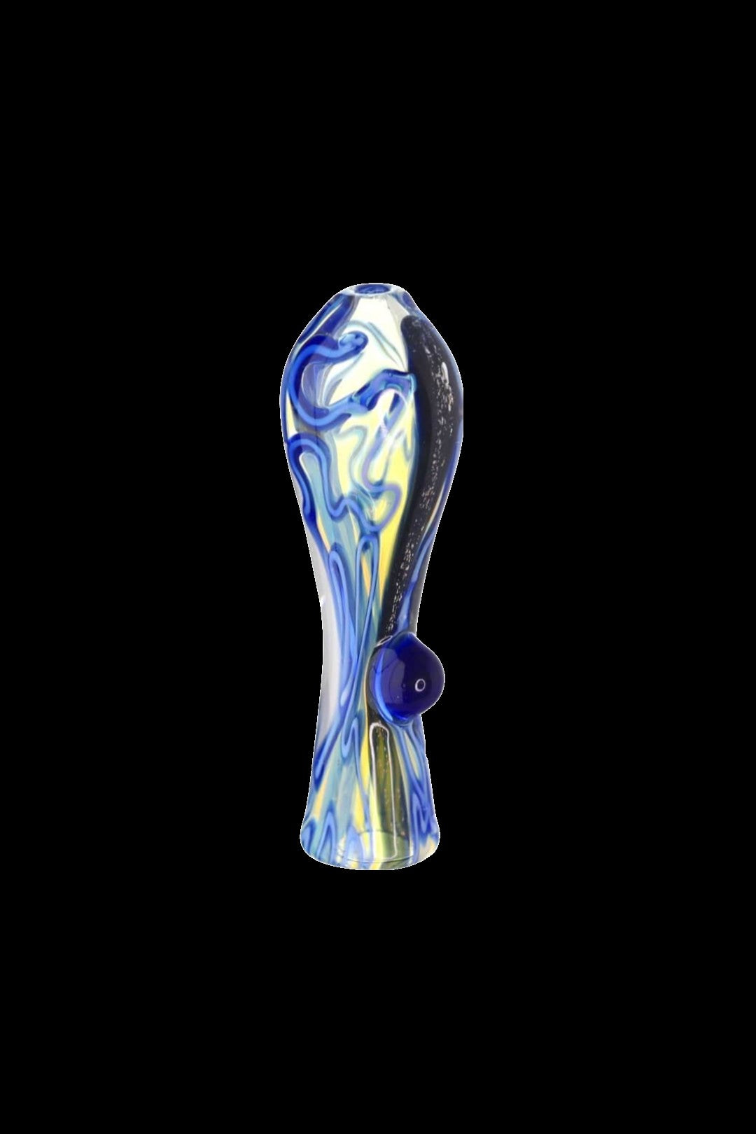 Stunning Brain Fold Chillum Pipe