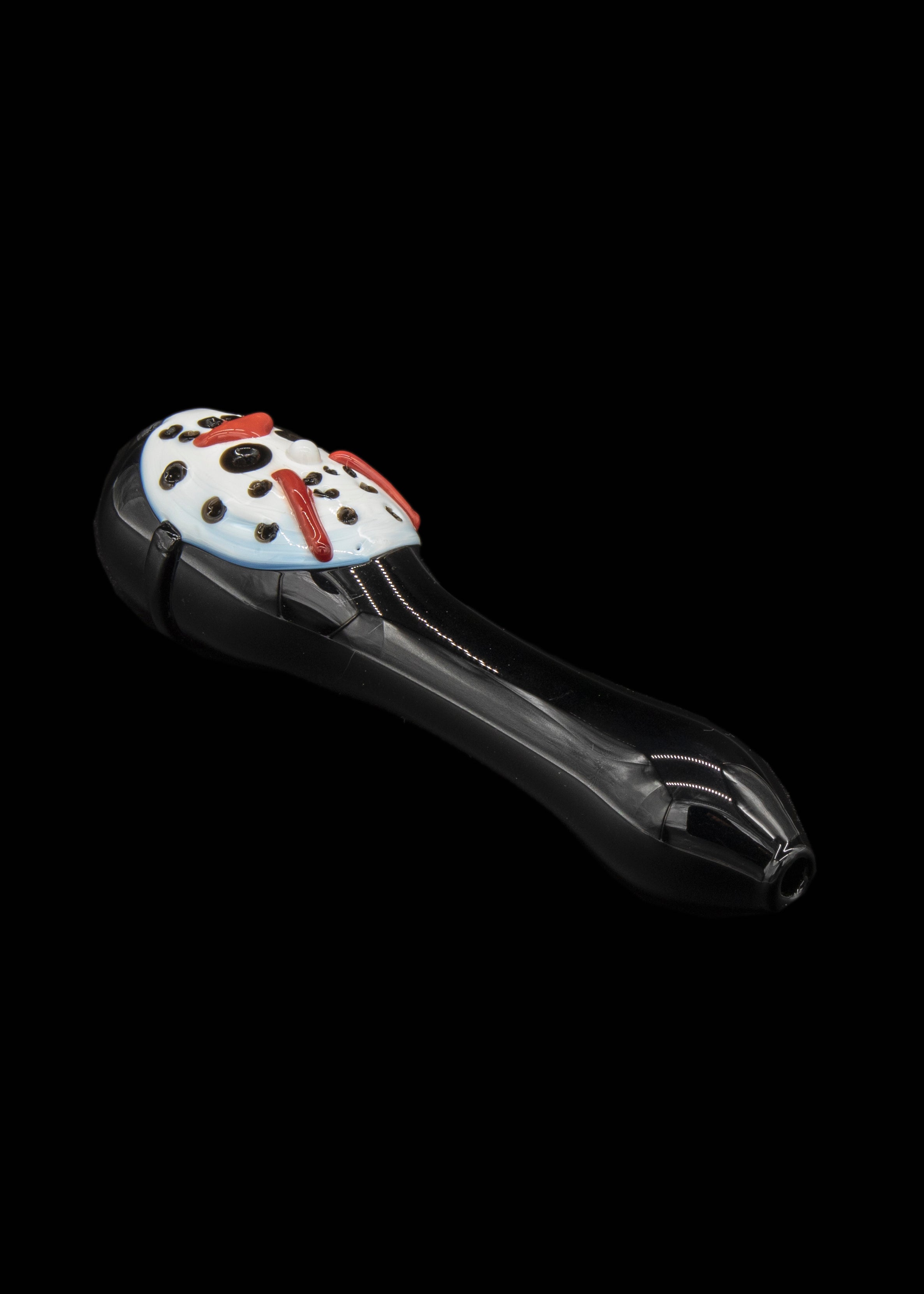 LA Pipes Frightening Hockey Mask Hand Pipe