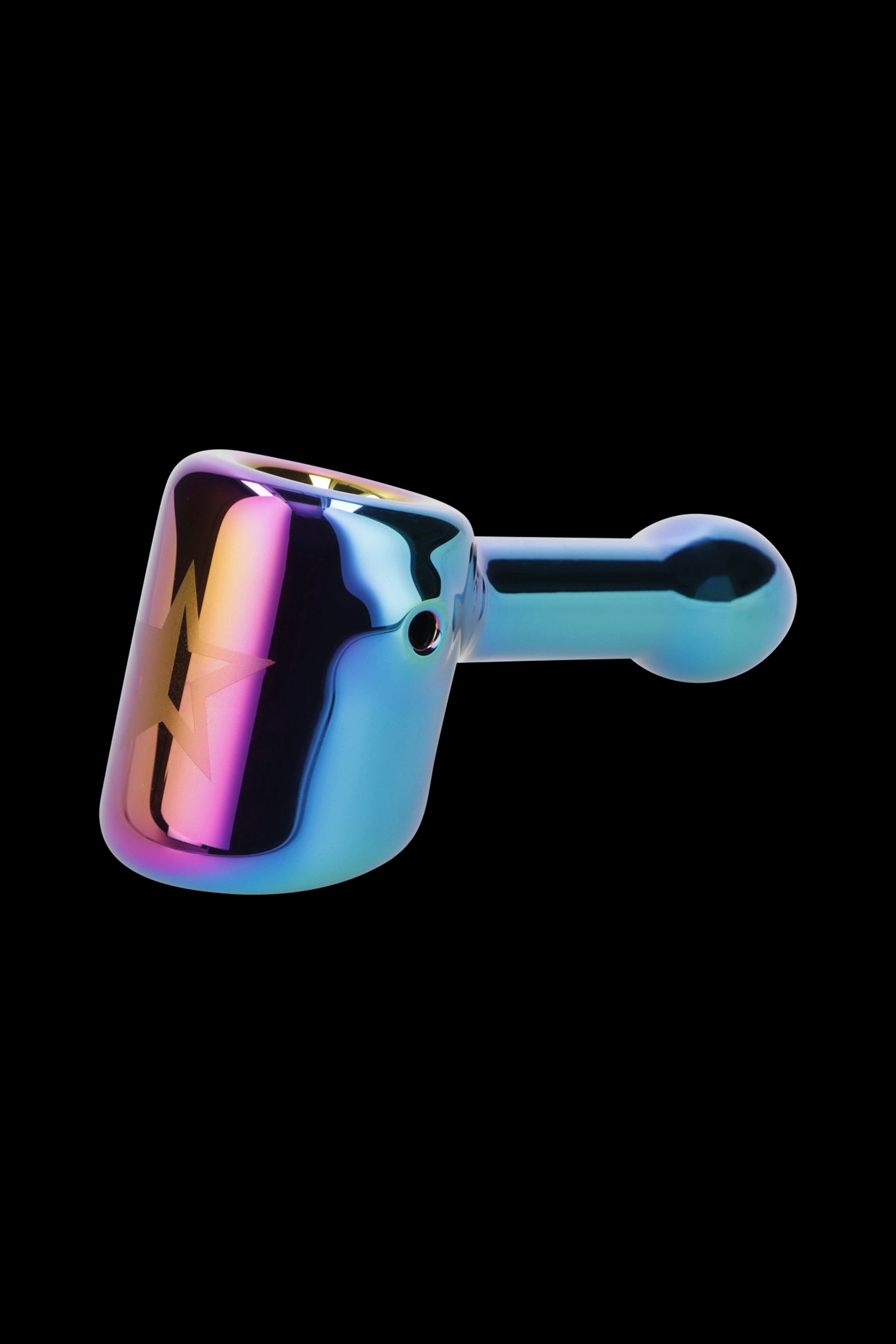 Famous X Prism Fumed Hammer Pipe - A Colorful Smoking Marvel