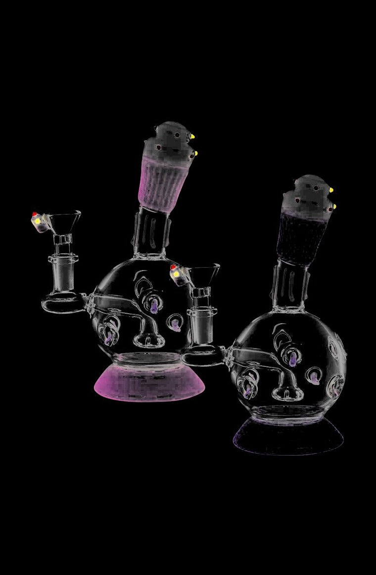 Adorable Cupcake-Themed Water Pipe with Bowl