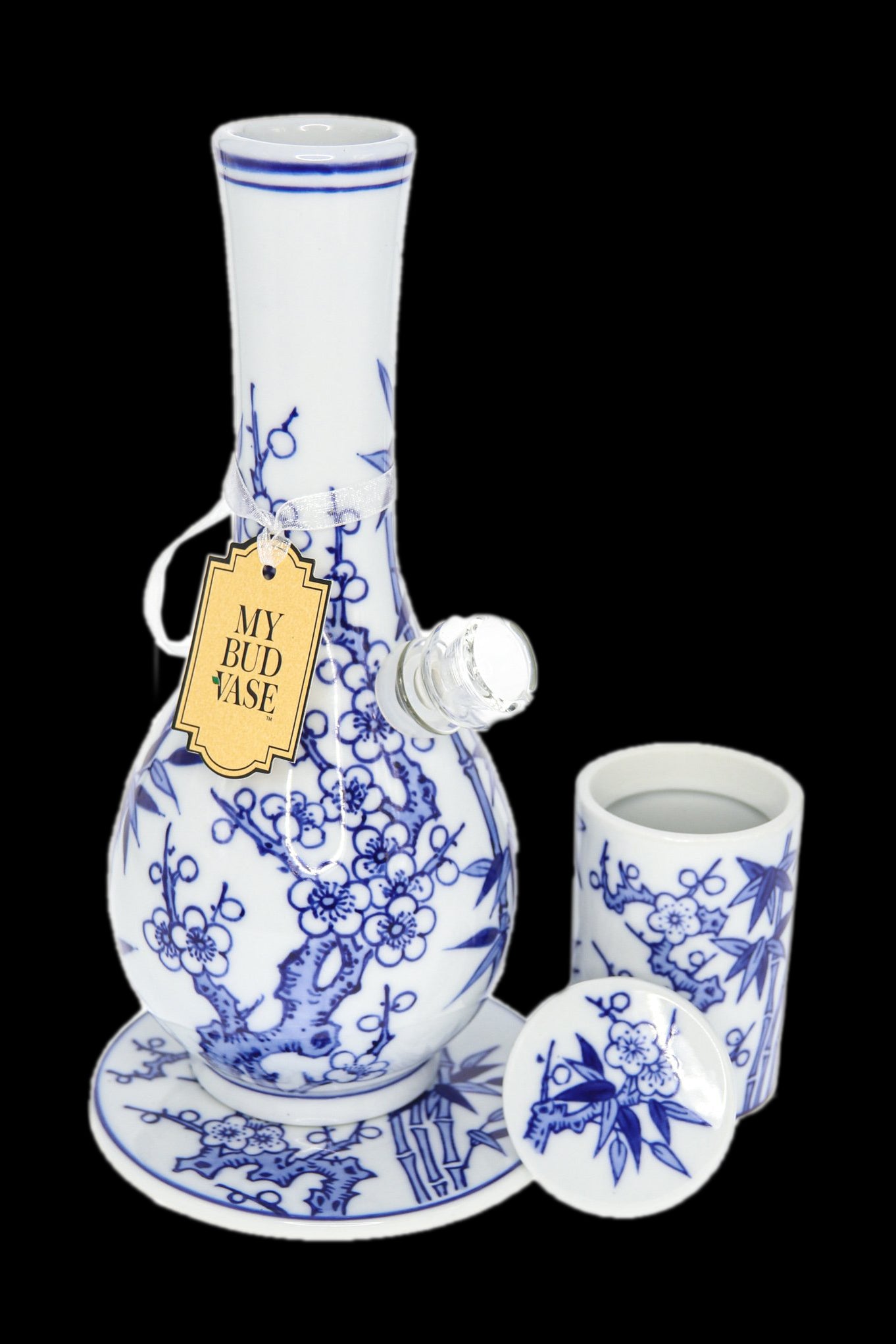 My Bud Vase Luck Porcelain Bong Set: A Stunning Smoking Companion