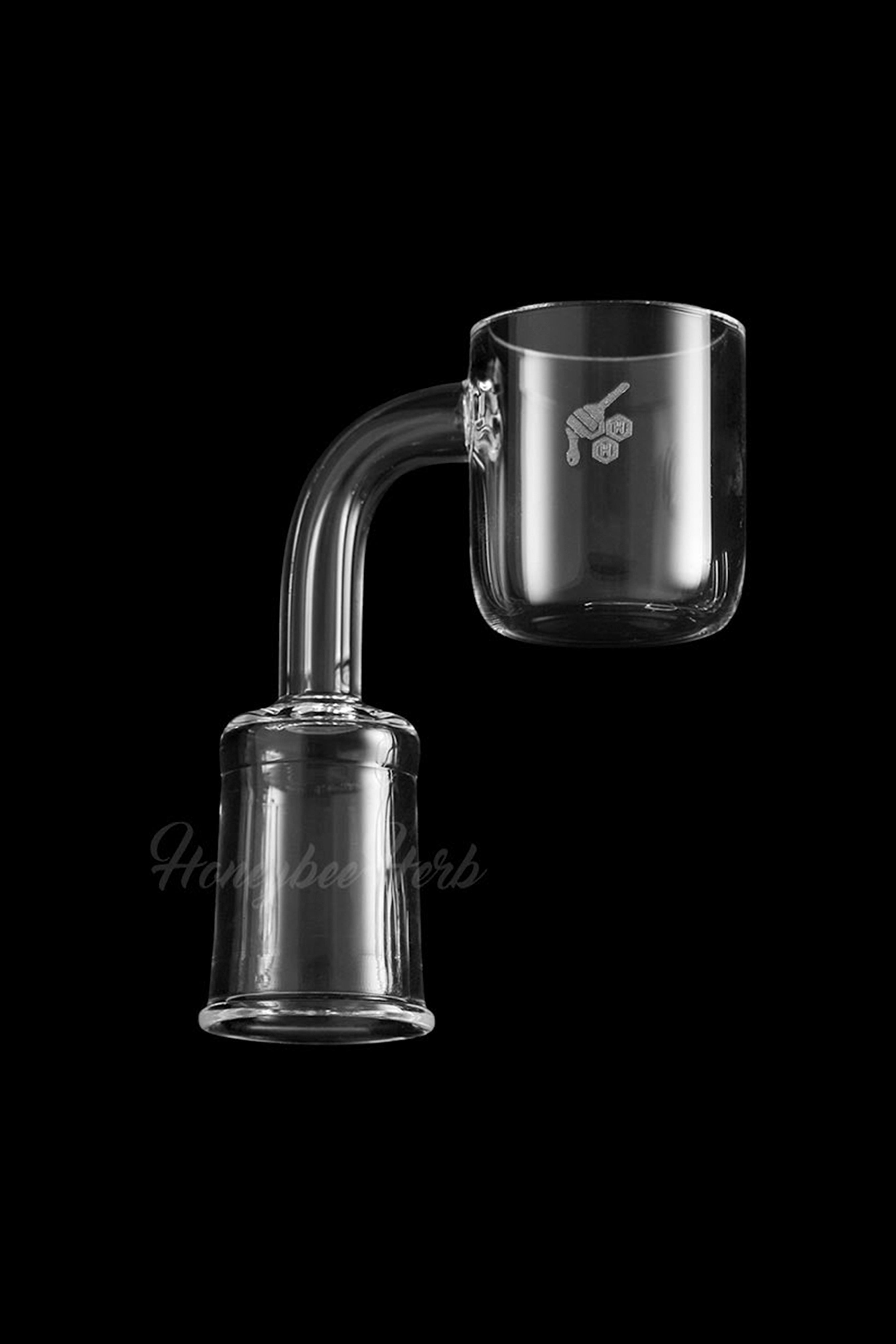 Honeybee Herb's Yellow Line Honey Bucket Quartz Banger - An Epic Dabbing Essential