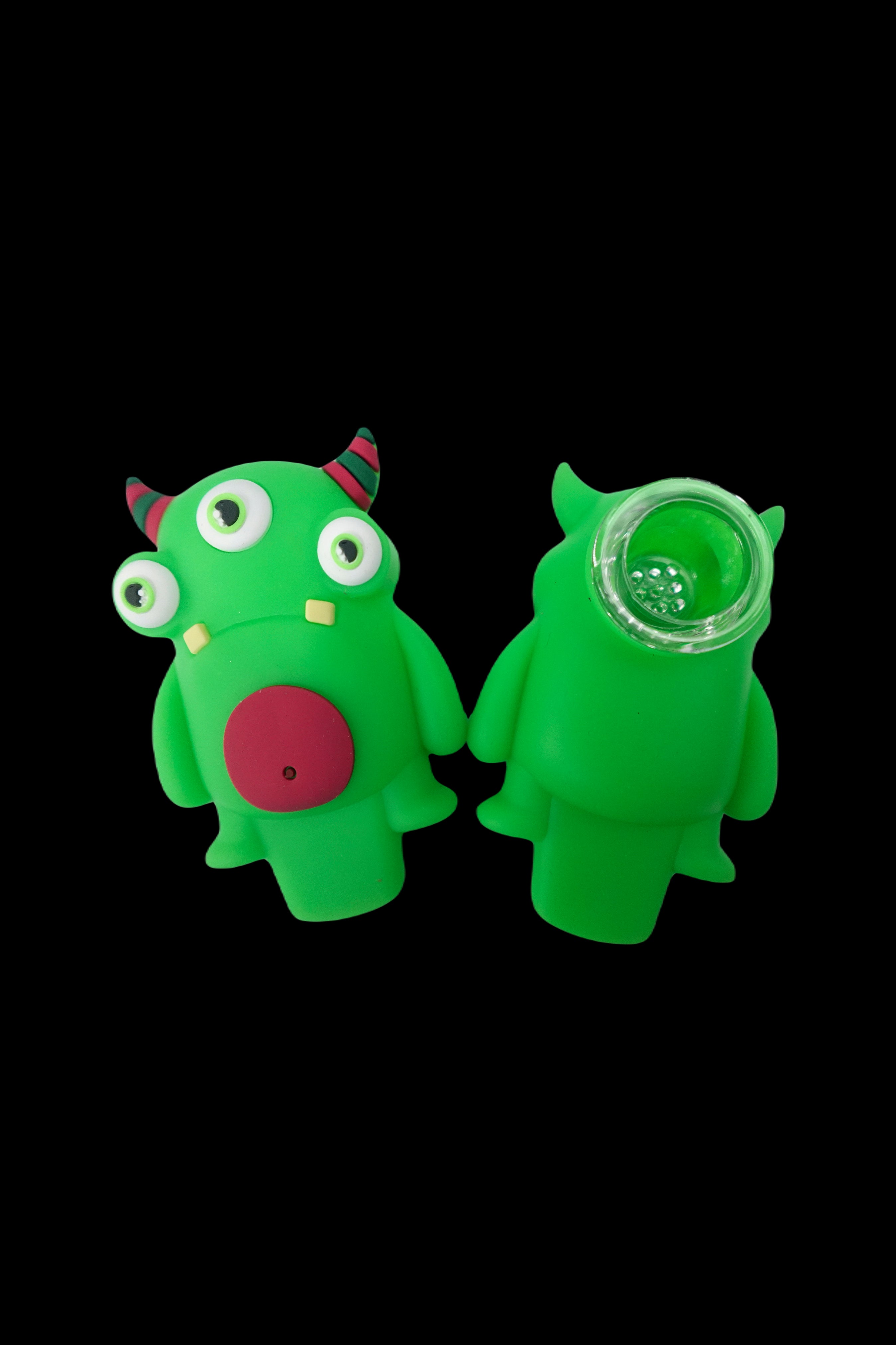 Cloud 8's Adorable 3-Eye Monster Silicone Hand Pipe