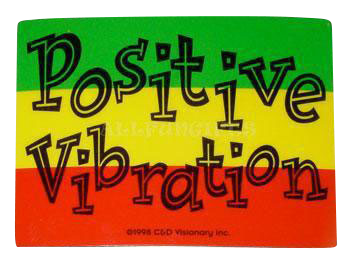 Hip Rasta Positive Vibration Sticker - Spread Good Vibes!