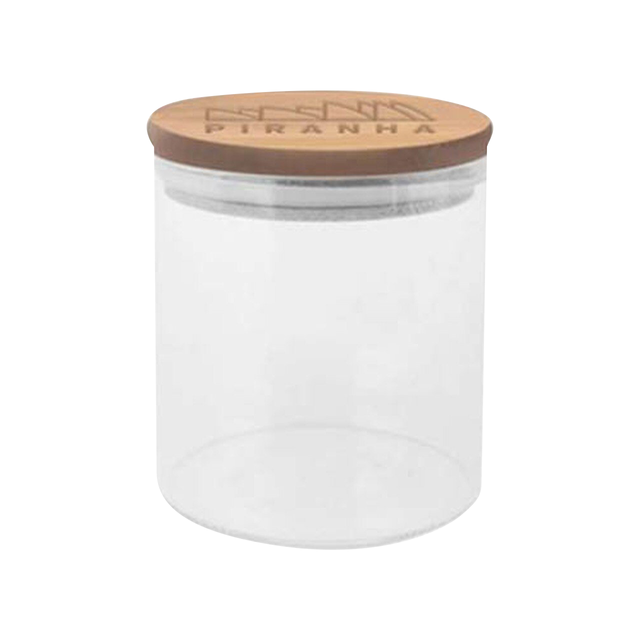 Piranha Premium Weed Storage Jar with Stylish Bamboo Lid