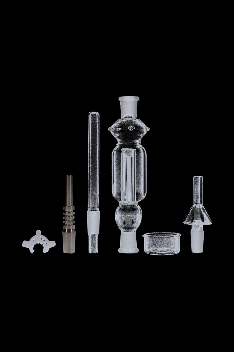 Super Cool 14.5mm Glass Nectar Collector Kit for On-the-Go Dabbing