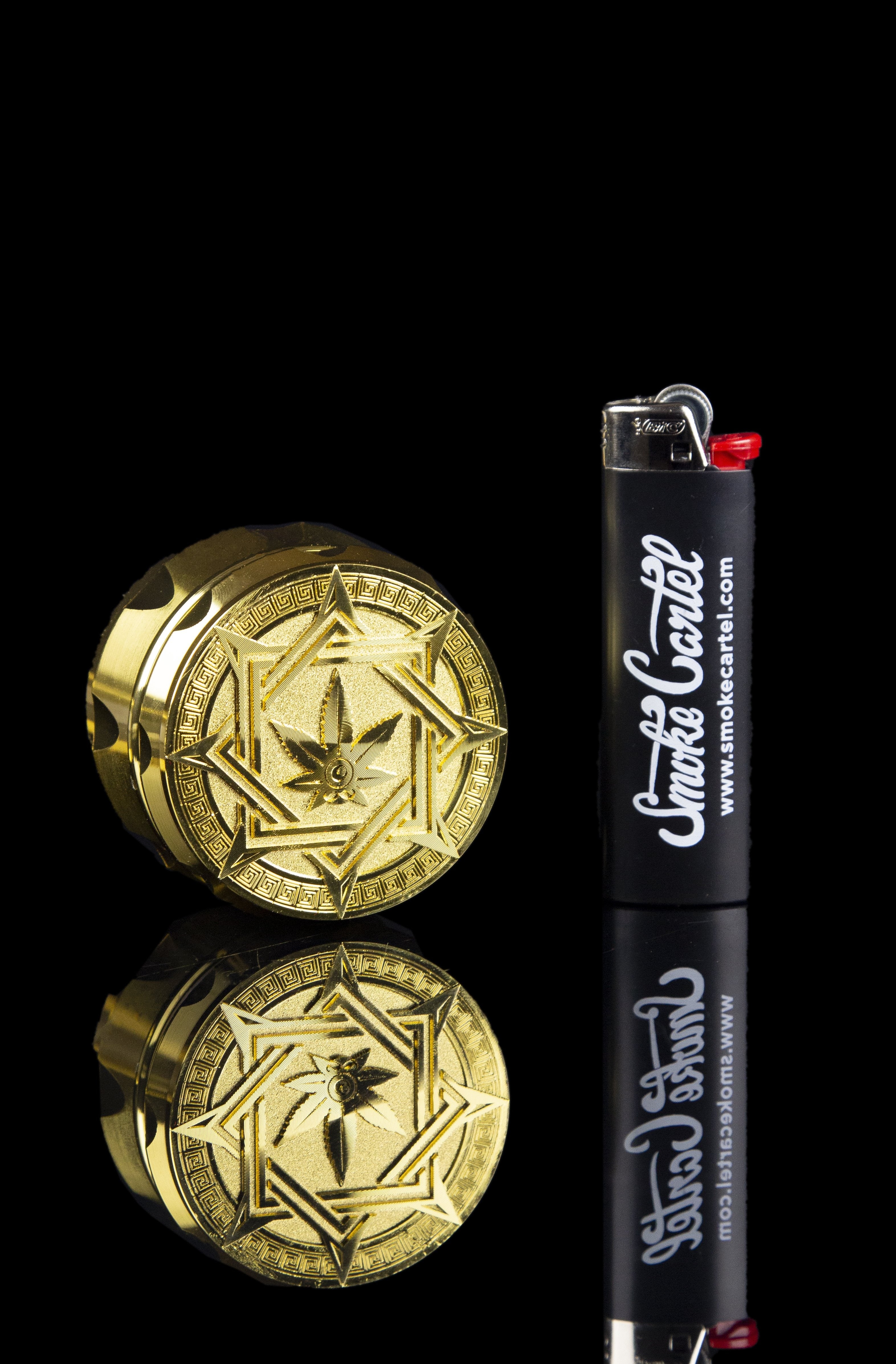 Mr. Ganja's Luxurious Gold 4-Piece Herb Grinder