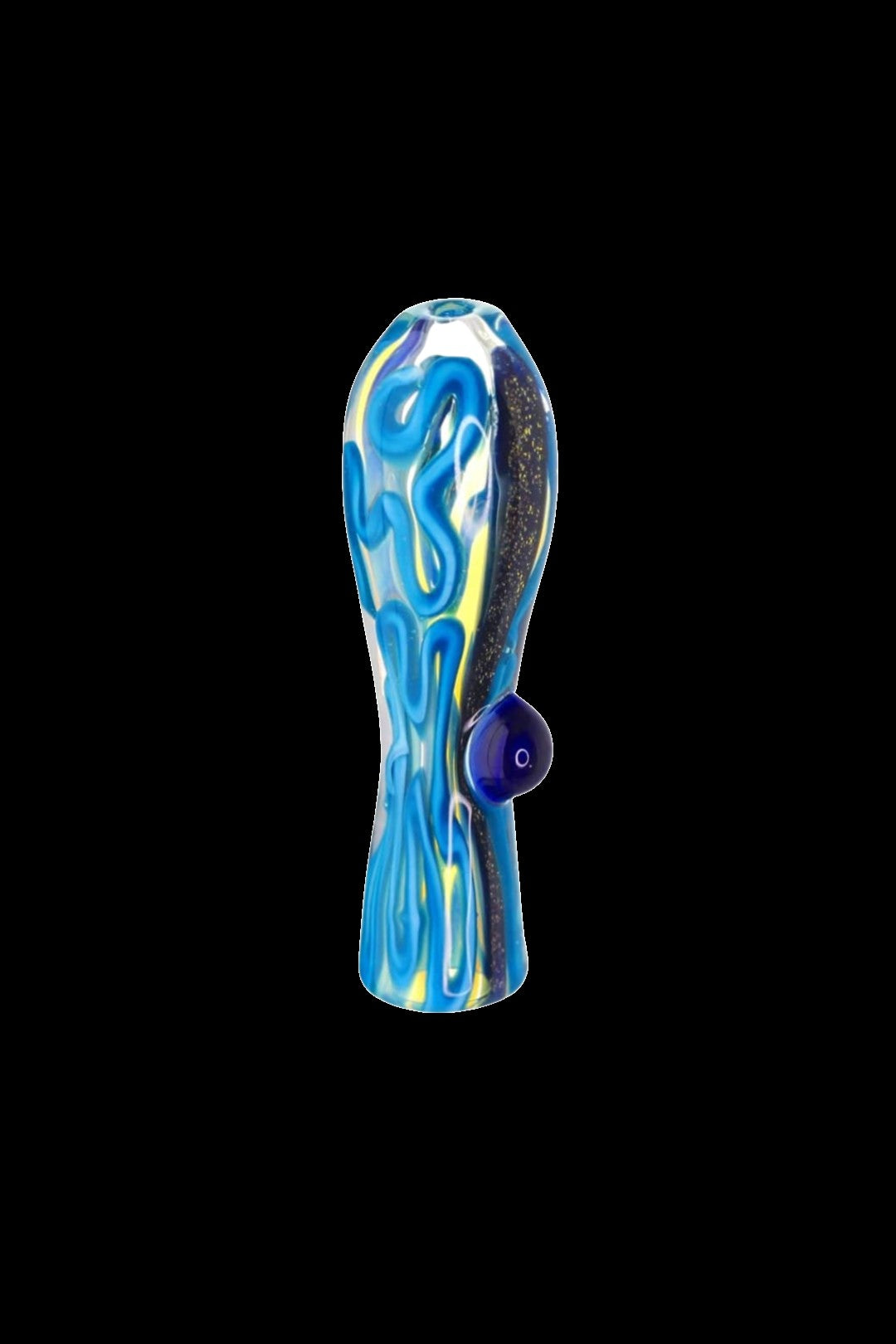 Stunning Brain Fold Chillum Pipe