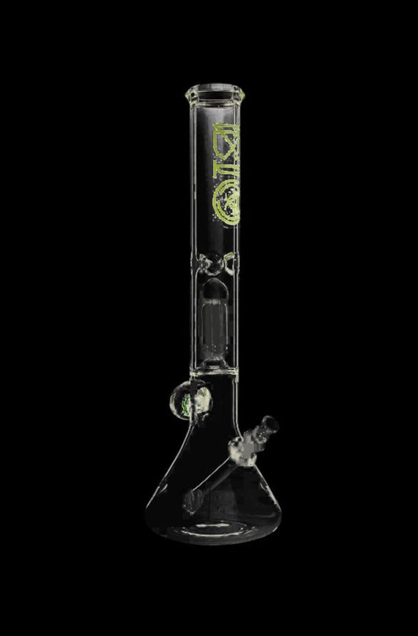 Bio Hazard 18-Inch Ice Bong with 8-Arm Tree Percolator - A Must-Have Smoking Companion