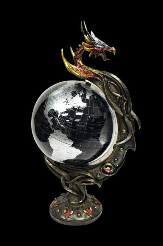 Epic Dragon Spinning Desk Globe - Unleash Your Imagination!