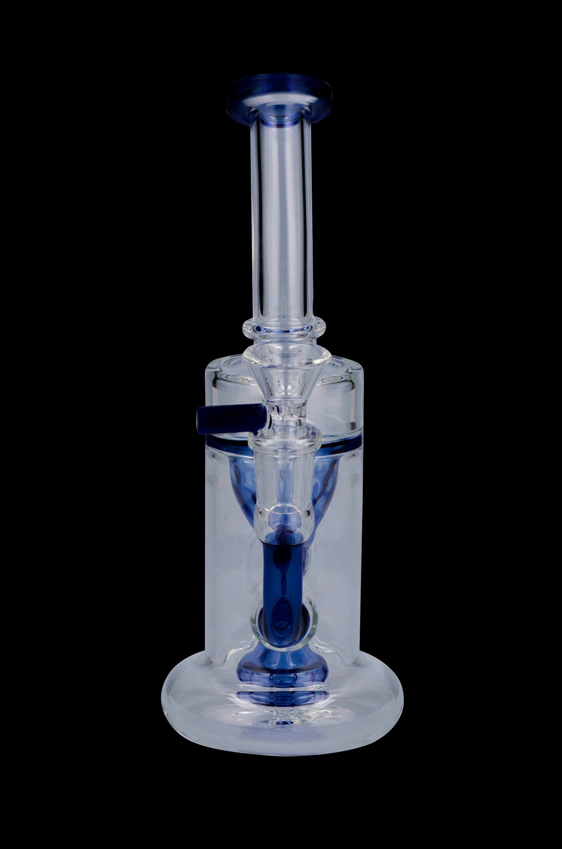 Stunning Blue Showerhead Incycler Water Pipe