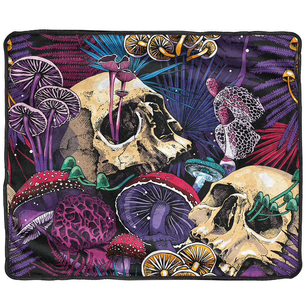 Pulsar Fleece Throw Blanket - The Enchanting Forgotten Trip