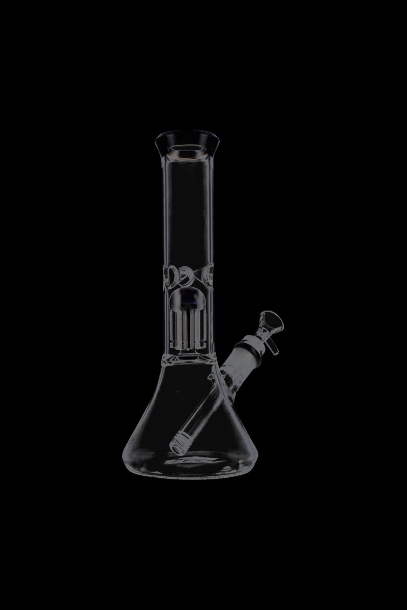 Stunning 12-Inch Beaker Base Ice Bong with 4-Arm Tree Perc
