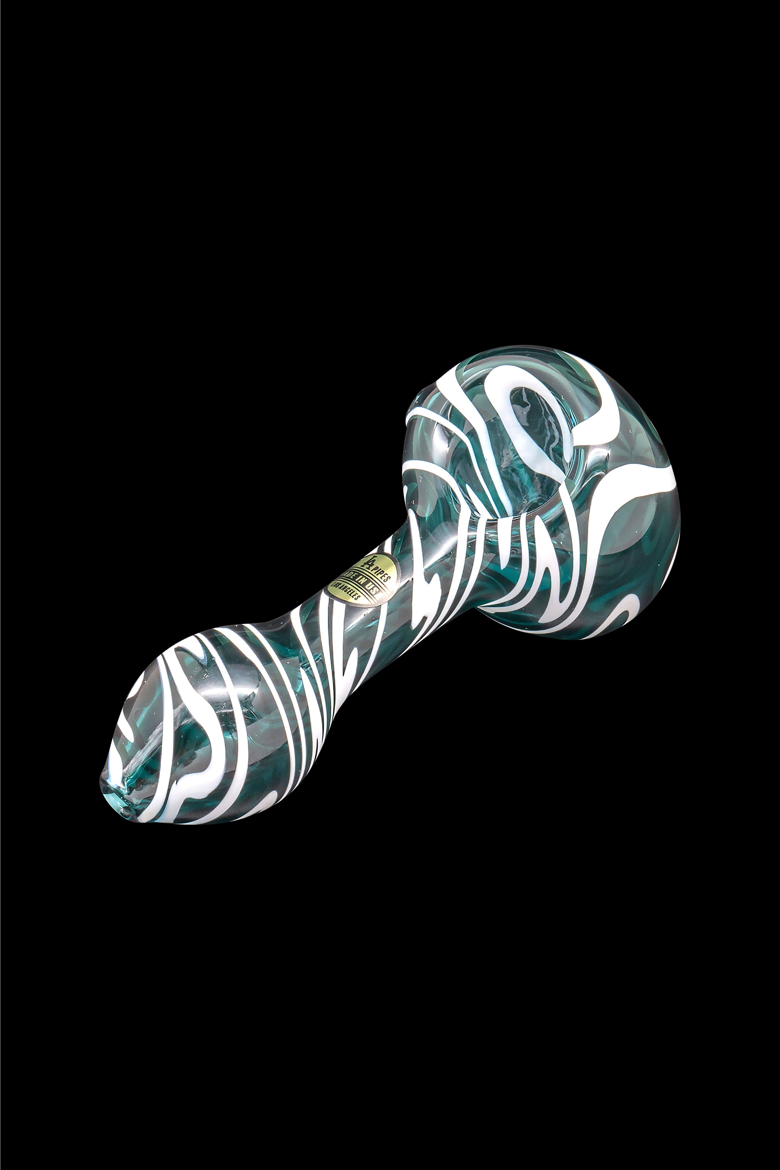 LA Pipes Warped Space Color Glass Spoon - A Stunning Smoking Essential