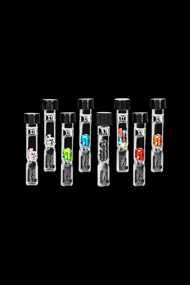 Pulsar Gem Filter Glass Chillum with Lid - 48 Pack: A Must - Have for Smokers!