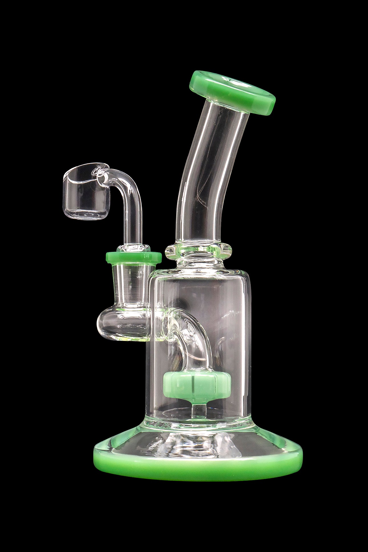 Stylish Colored Accent Dab Rig - Perfect for On-the-Go!