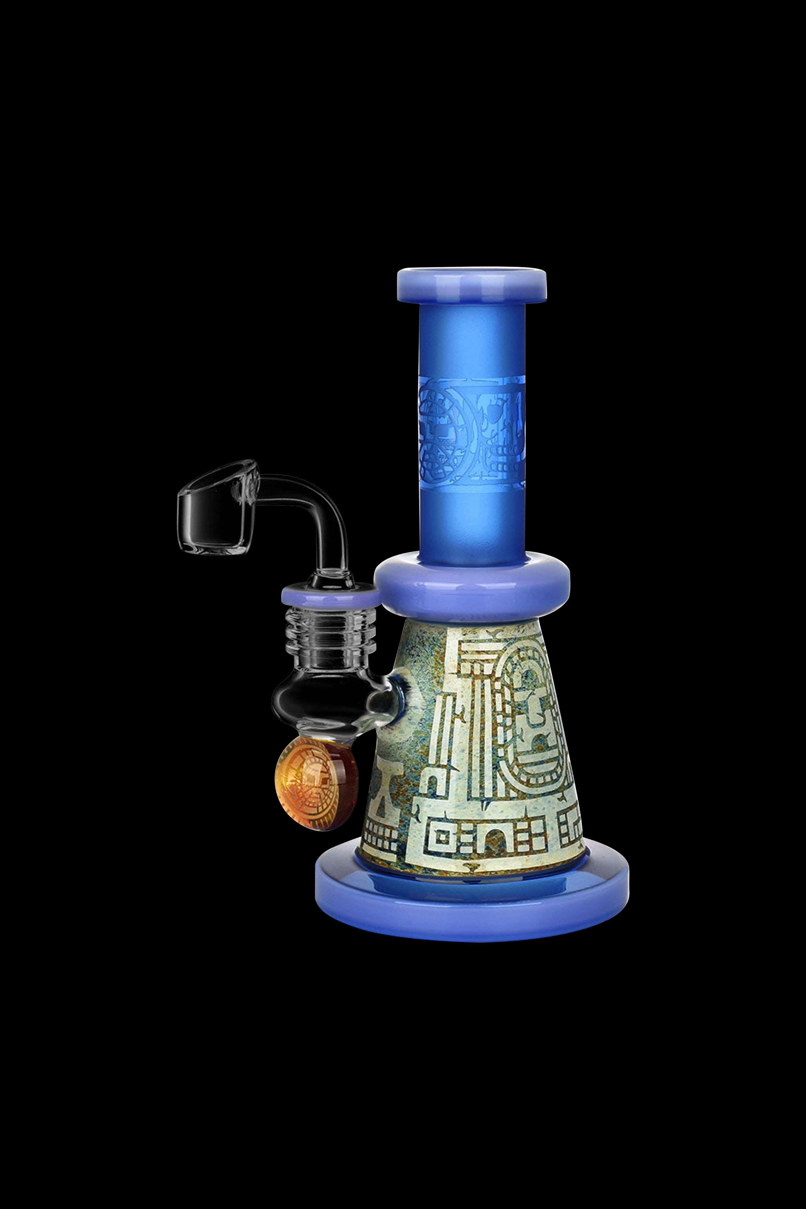 Exquisite Aztec Mandala Dab Rig - Elevate Your Dabbing Experience