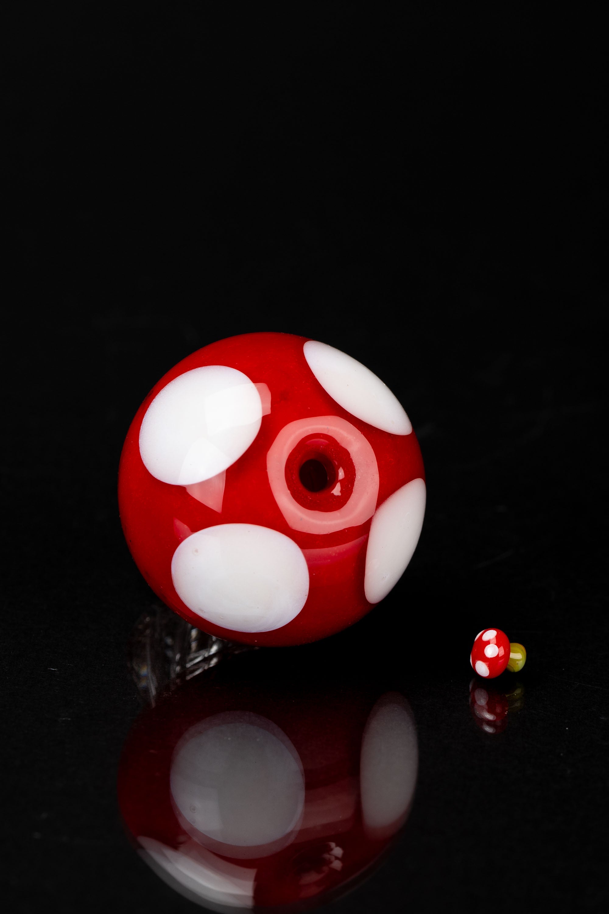 Empire Glassworks Enchanting Mushroom Spinner Carb Cap