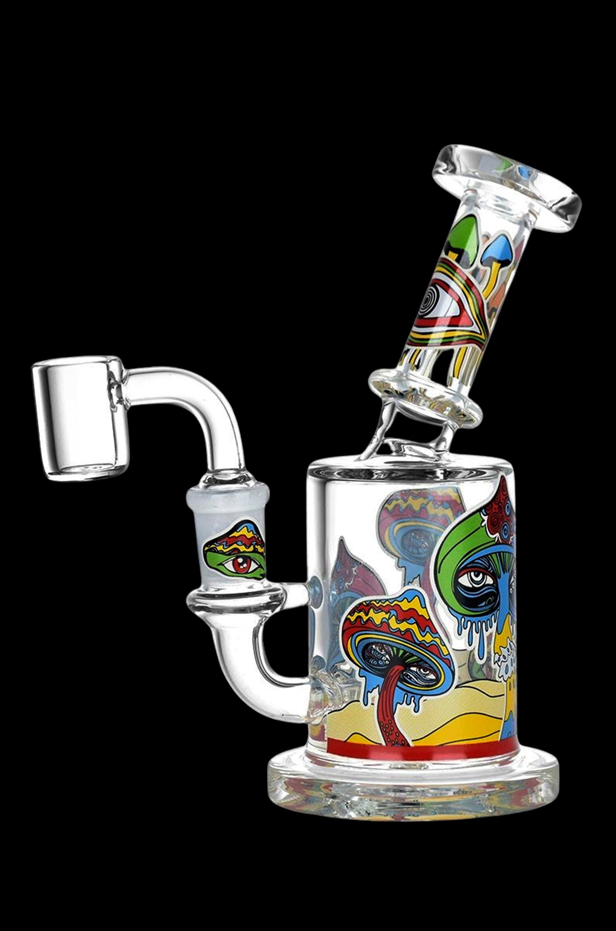 Fungi Eyes Glow-in-the-Dark Dab Rig: A Mesmerizing Smoking Companion