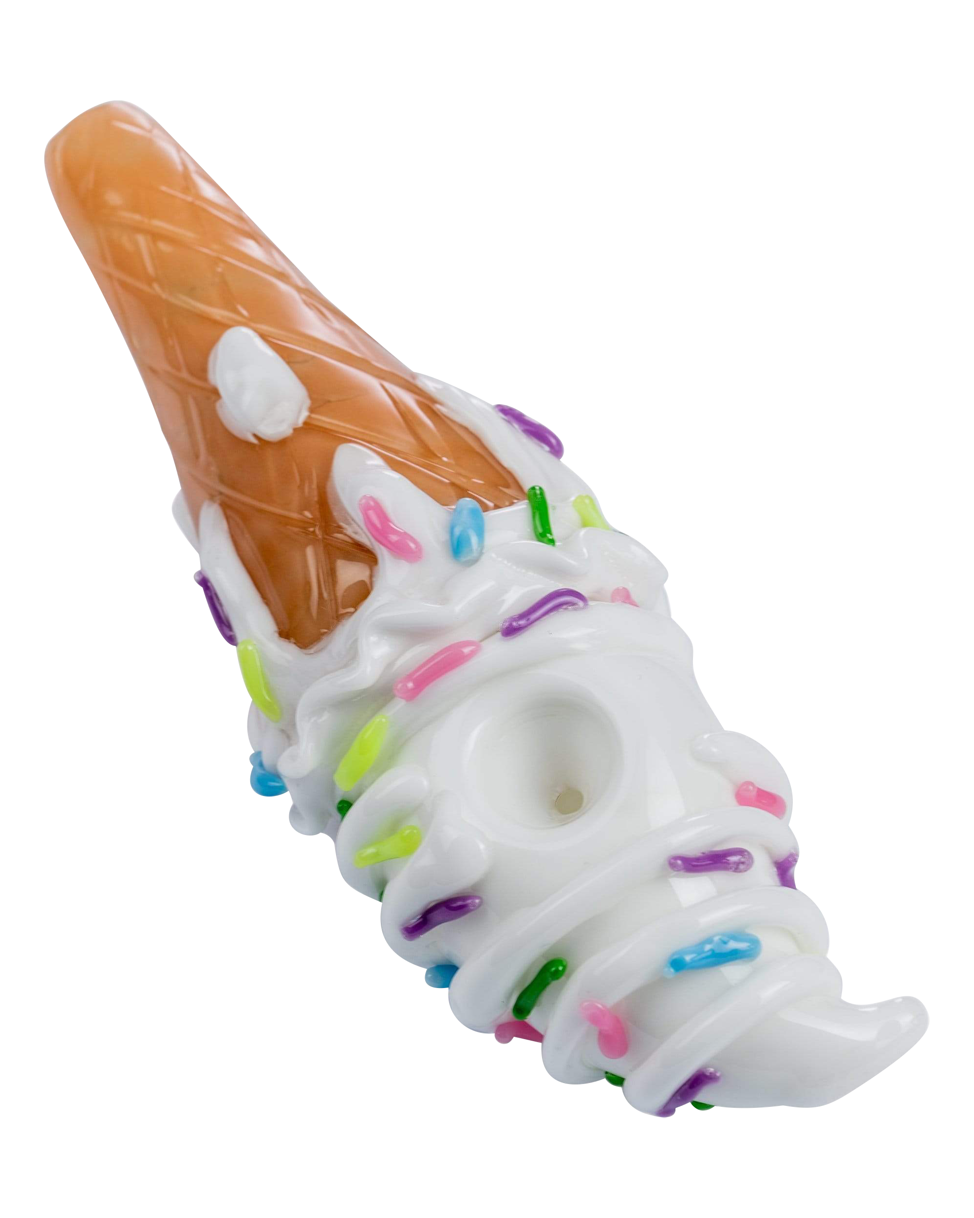 Empire Glassworks' Irresistible Sprinkles Ice Cream Cone Pipe
