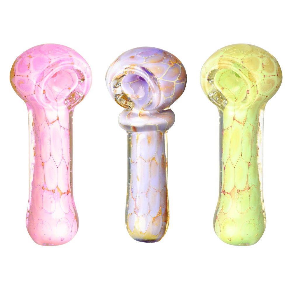 Charming Pastel Turtle Shell Inspired Spoon Pipe