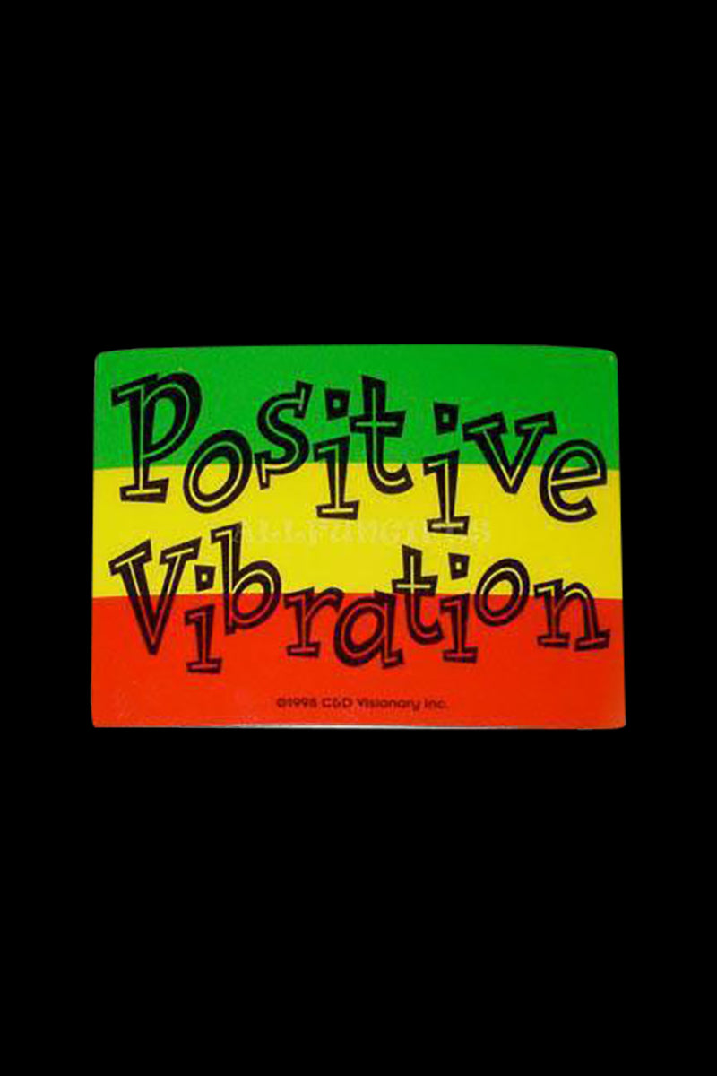 Hip Rasta Positive Vibration Sticker - Spread Good Vibes!