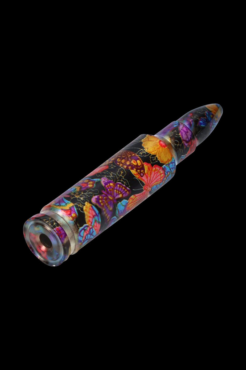 Cool Metal Bullet Print Hand Pipe - Your Smoking Essential