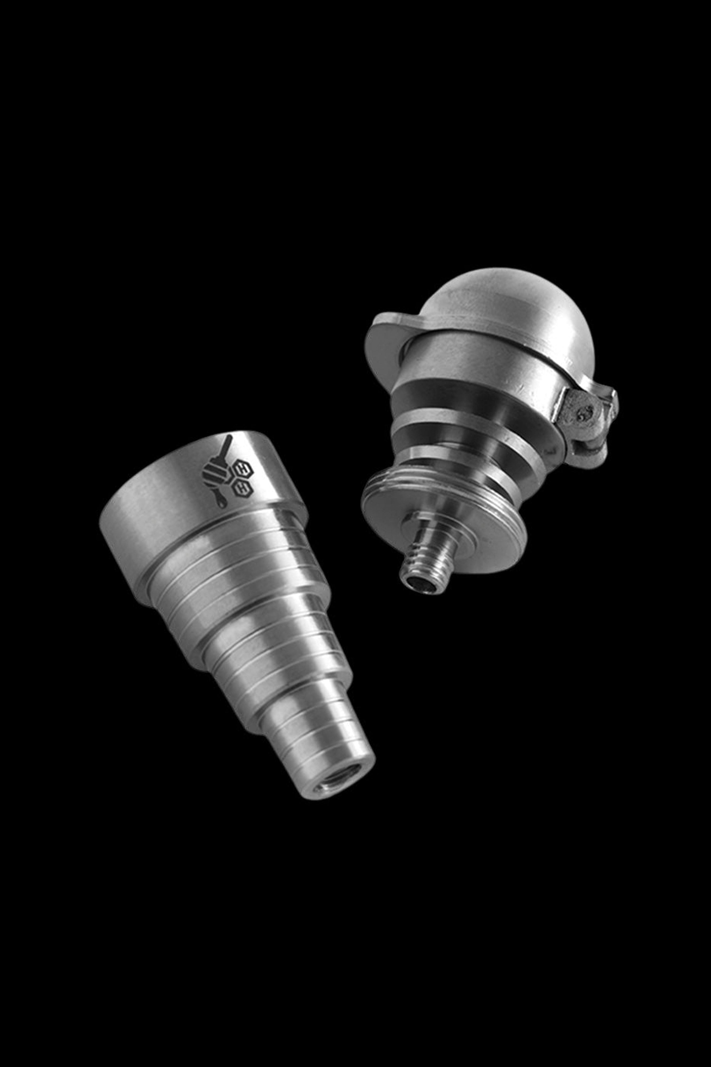 Honeybee Herb Titanium 6-In-1 Baseball Carb Cap Dab Nail - The Ultimate Dabbing Essential