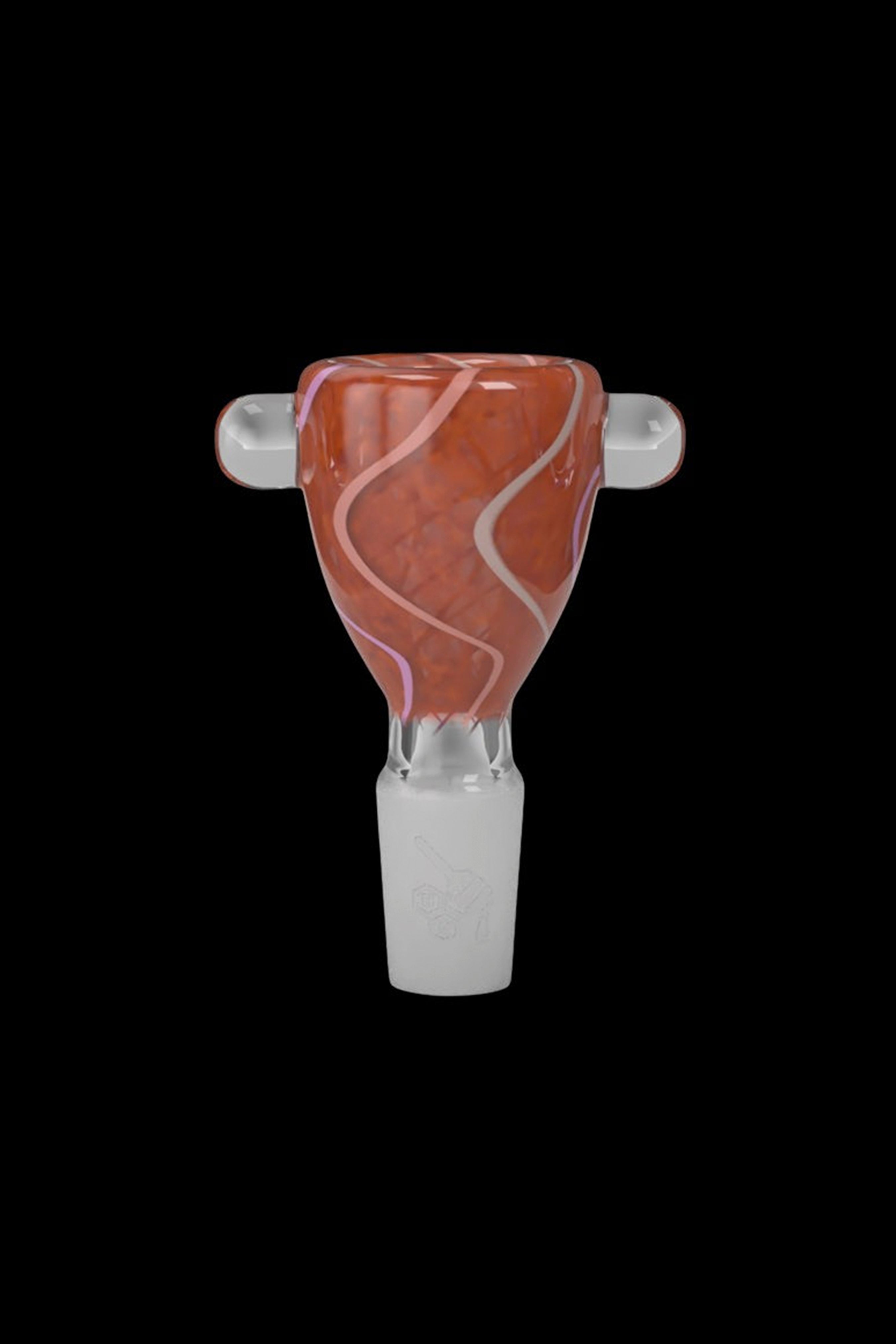 Wig Wag Glass Flower Bowl Slide - A Colorful Smoking Accessory