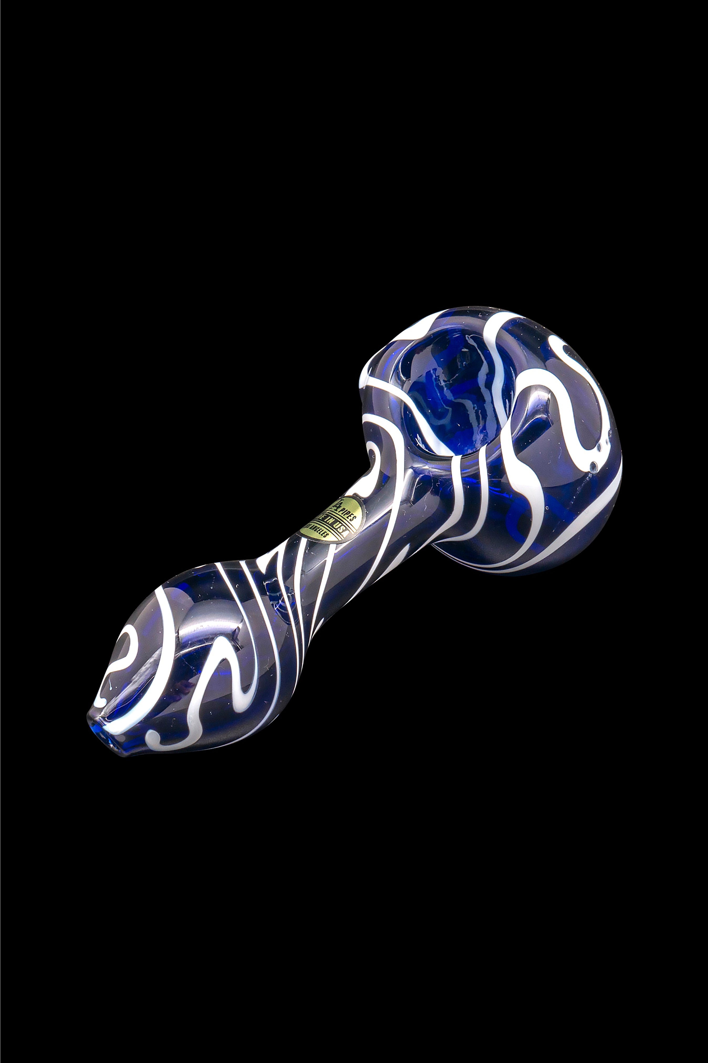 LA Pipes Warped Space Color Glass Spoon - A Stunning Smoking Essential