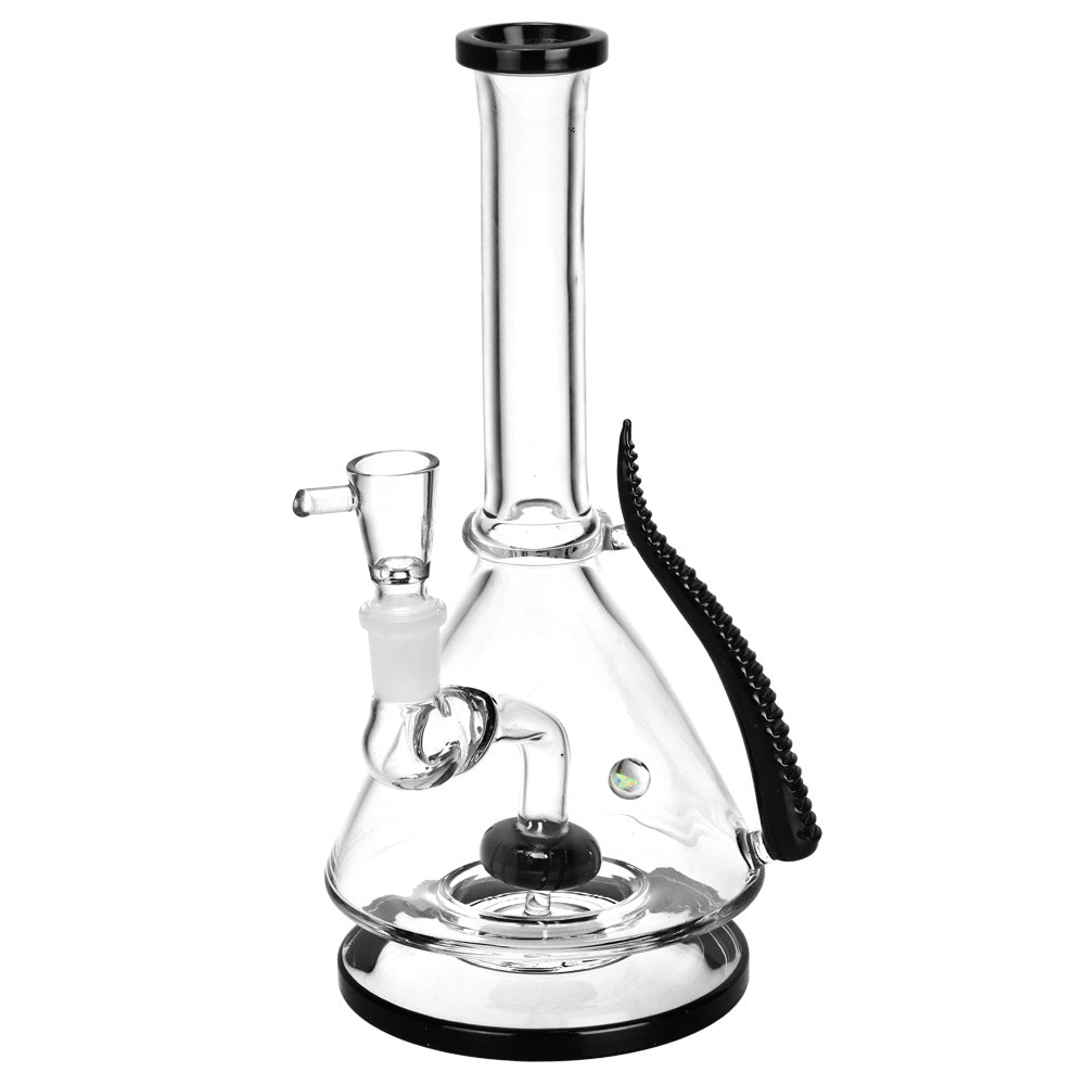 Stunning Hanging Base Horned Beaker Water Pipe