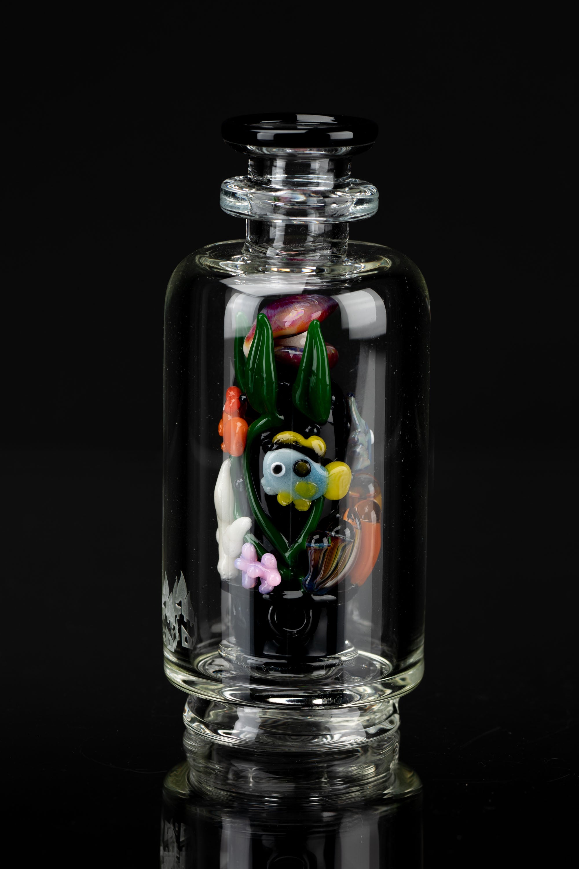 Puffco Peak UV Attachment - Save The Sea: Stunning Glass Bubbler