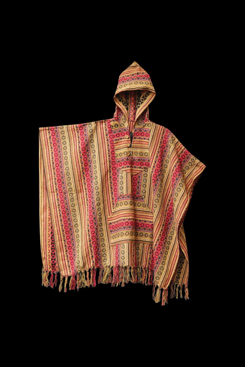 Gorgeous Large Dari Cotton Poncho - A Must - Have!