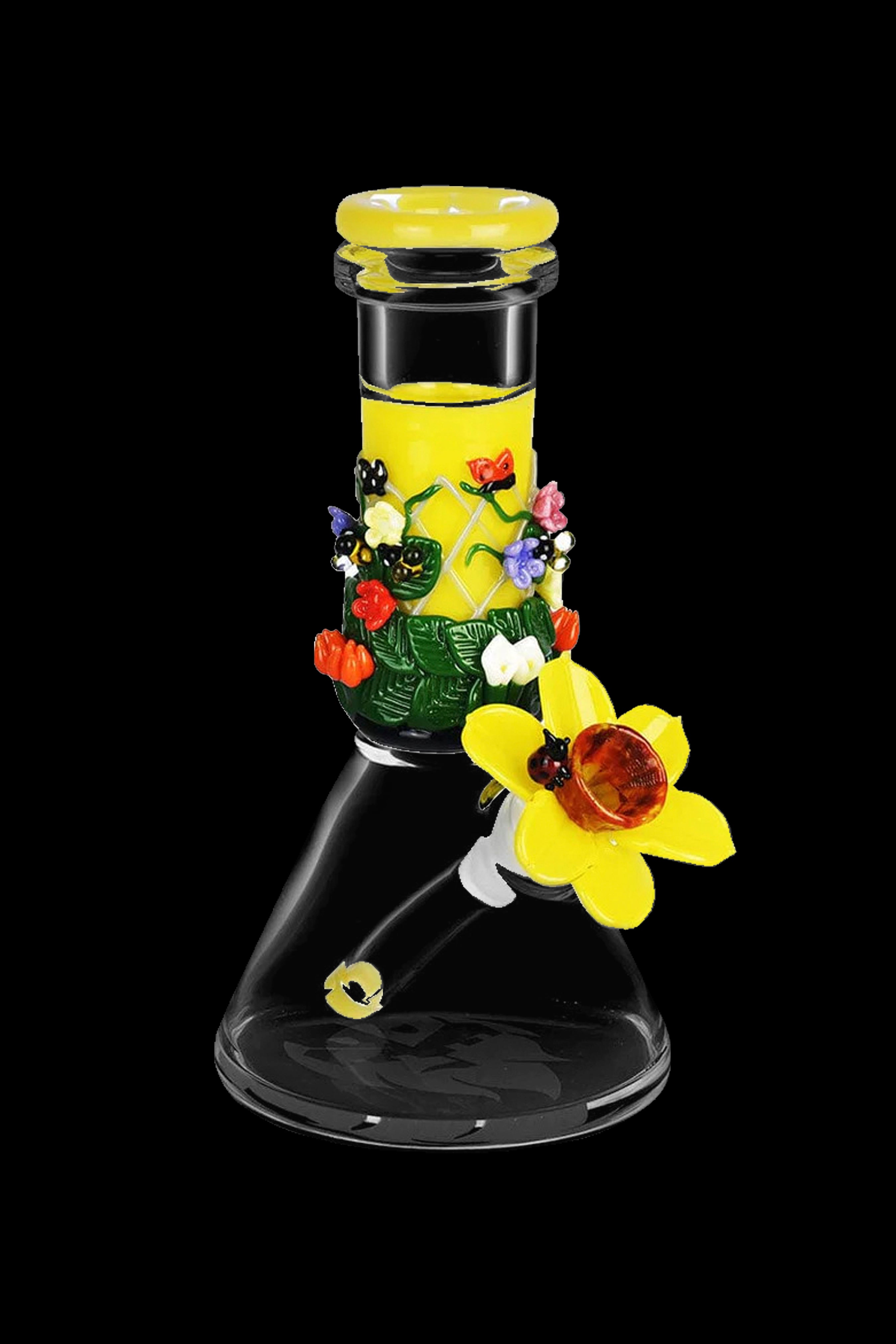 Empire Glassworks Enchanting Flowers Baby Beaker Water Pipe