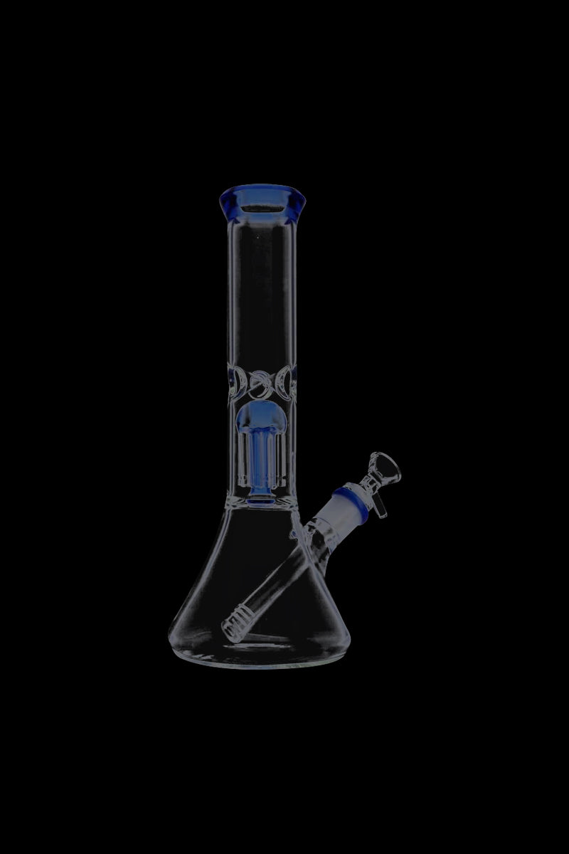 Stunning 12-Inch Beaker Base Ice Bong with 4-Arm Tree Perc