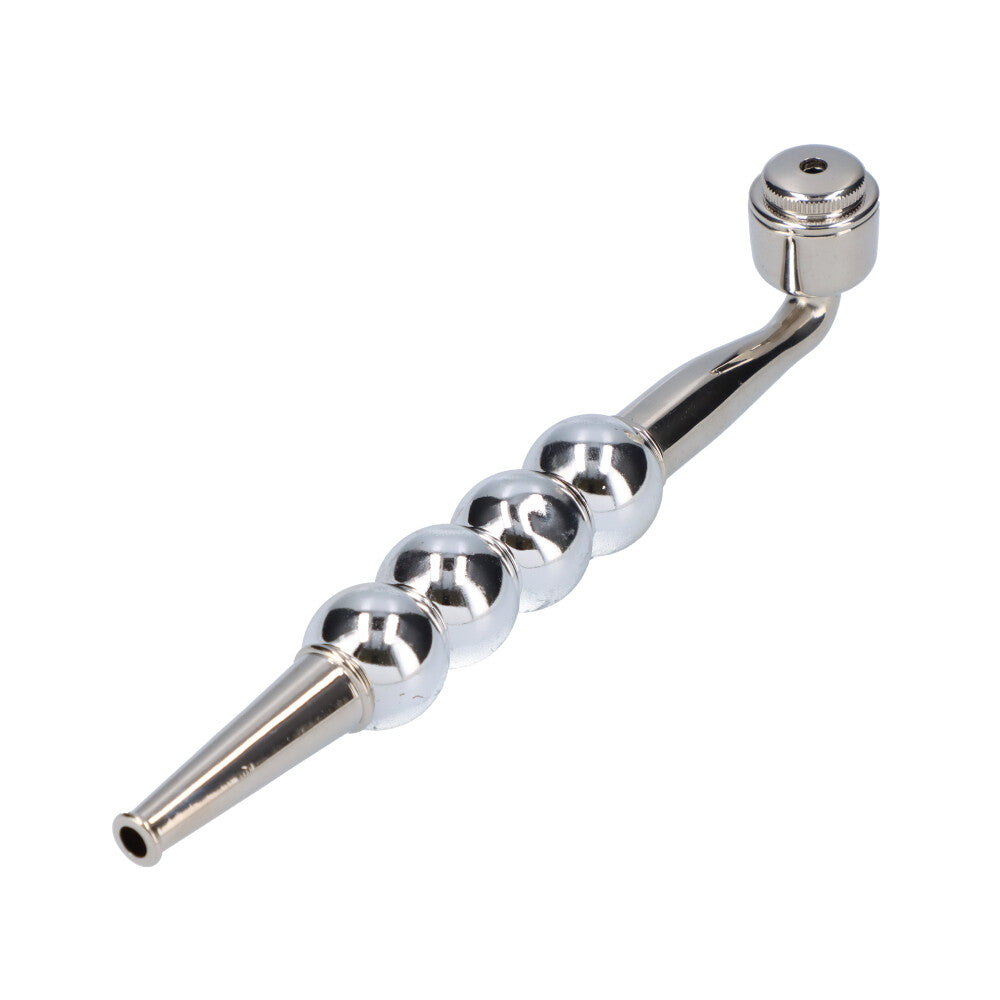 Stylish Curvy Mid-Section Metal Hand Pipe